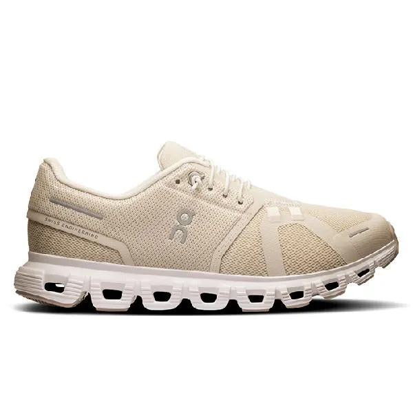 portable shoes BreathableMesh Womens On Running Cloud 6 in Pearl/White