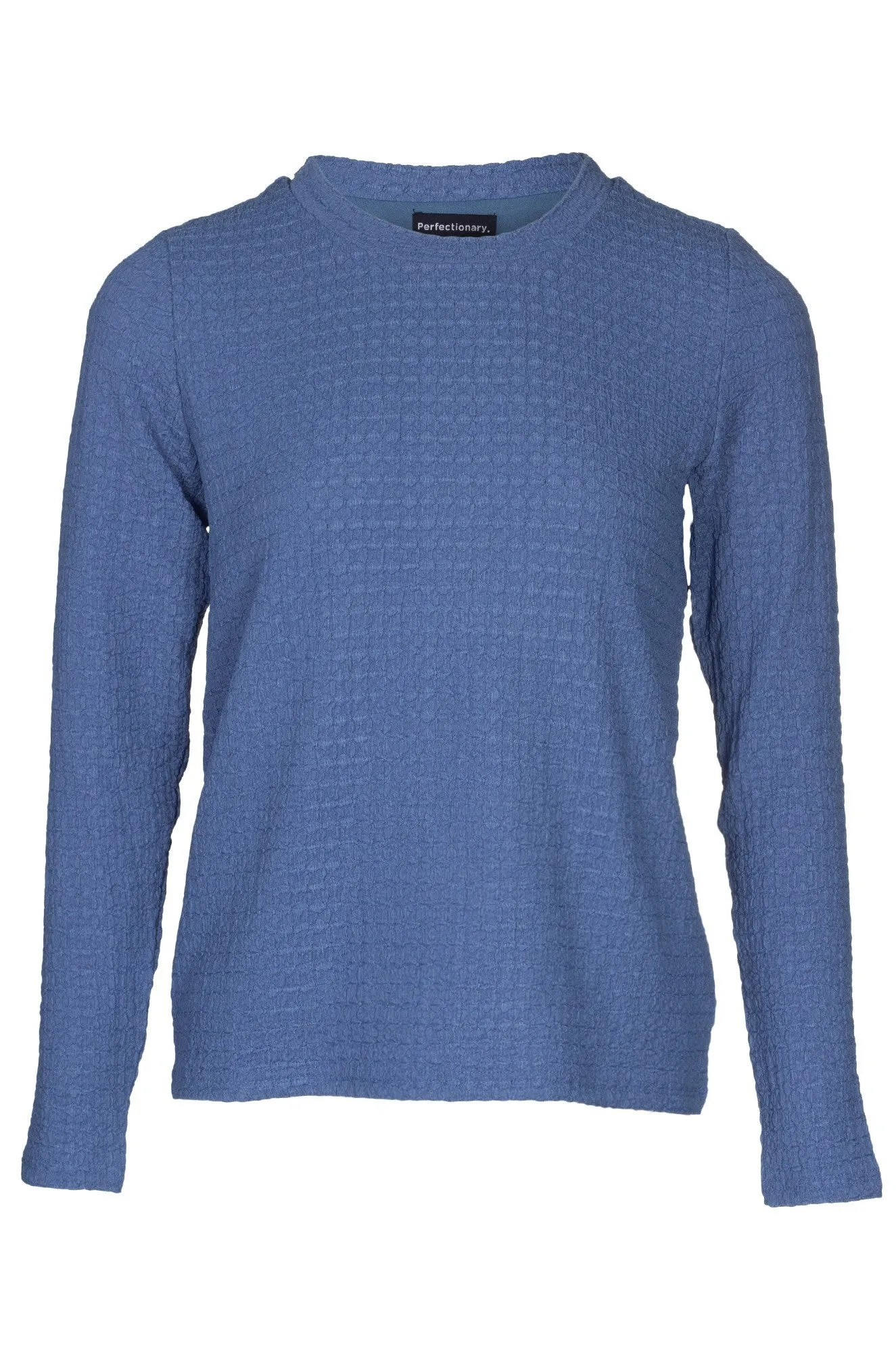 Top | DUSTY BLUE | 4914B1 EcoFriendlyDyeProcess Cozy clothing