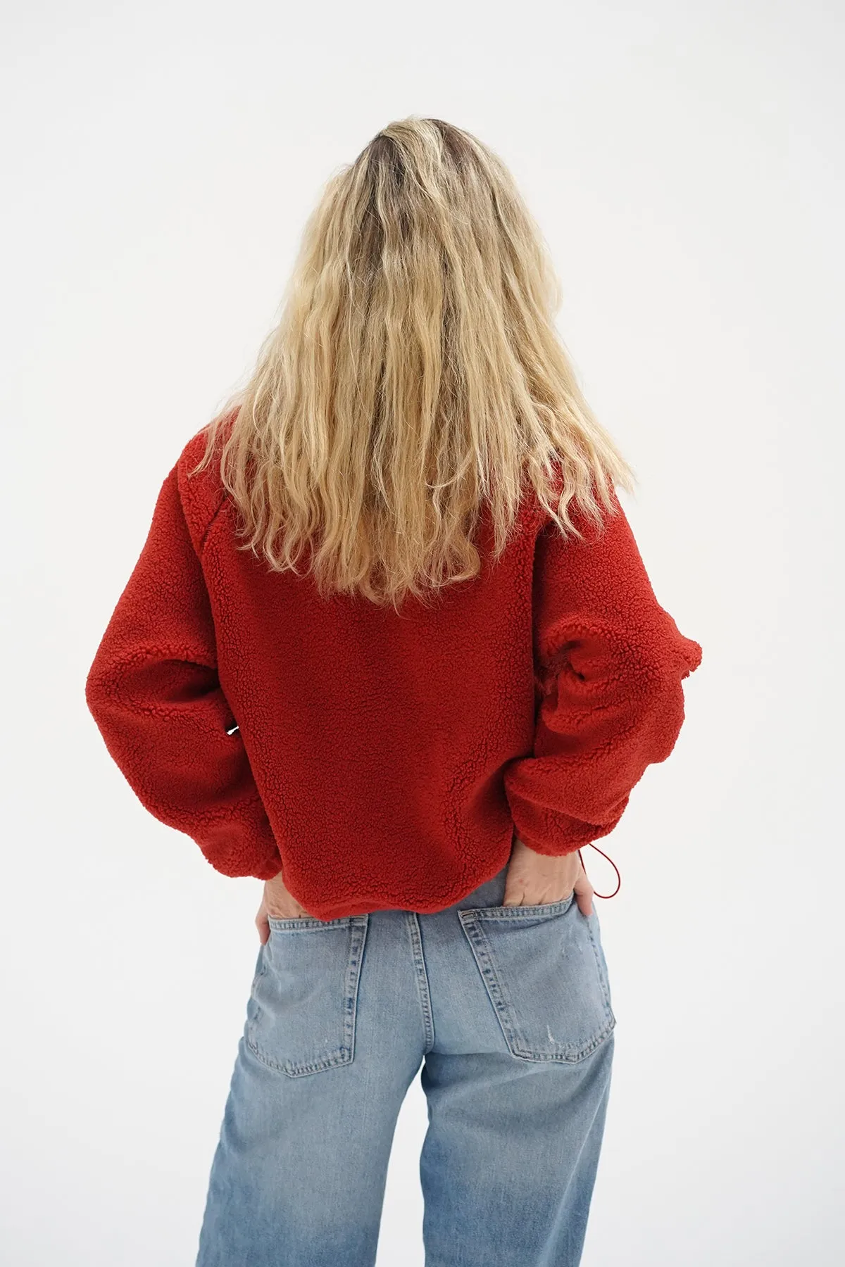 Bristol Sherpa Half Zip - Cayenne Moisture Wicking Technology Warm Classic