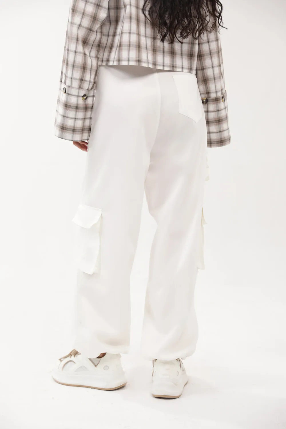 Soft and Cozy Refined fit CARGO PANTS WITH BUNGEE CORDS