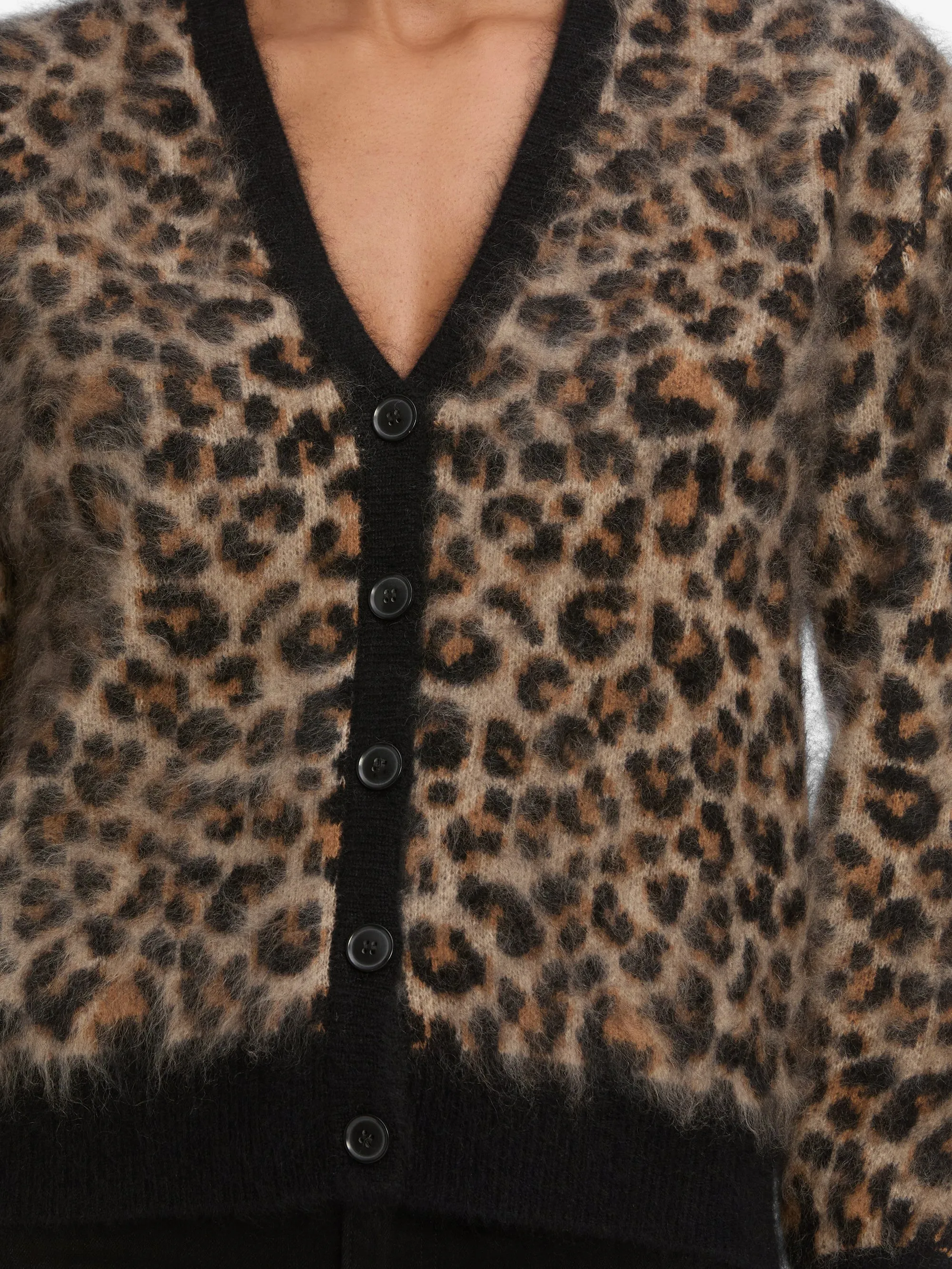 The Brushed Leopard Cardi -- Leopard Morning Chill