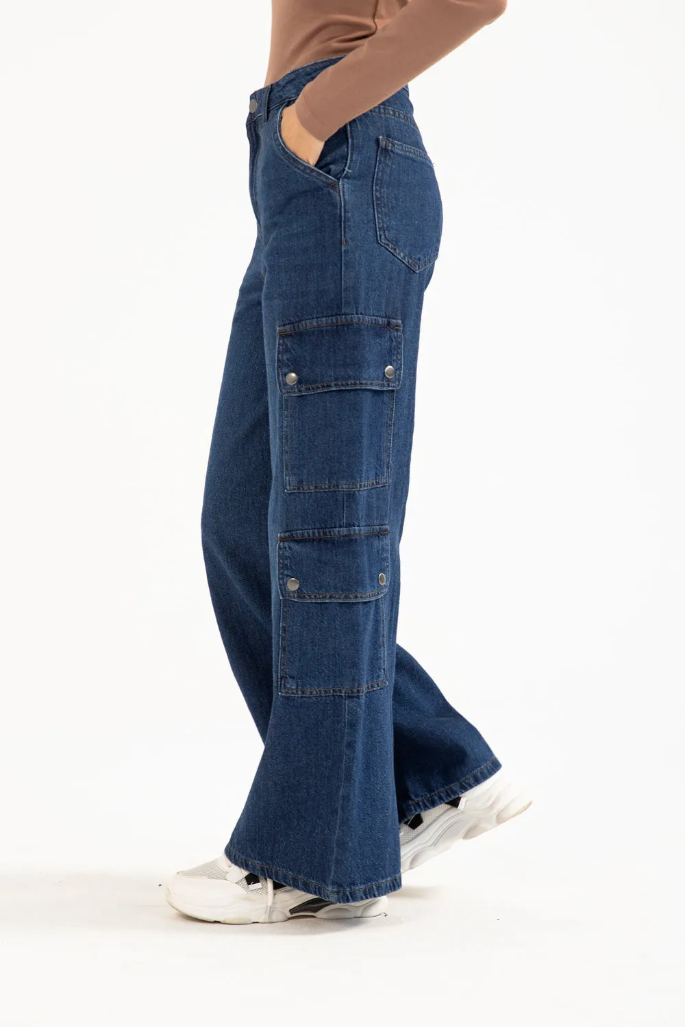 CARGO MEGA WIDE FIT DENIM FlexibleMobility Moisture control