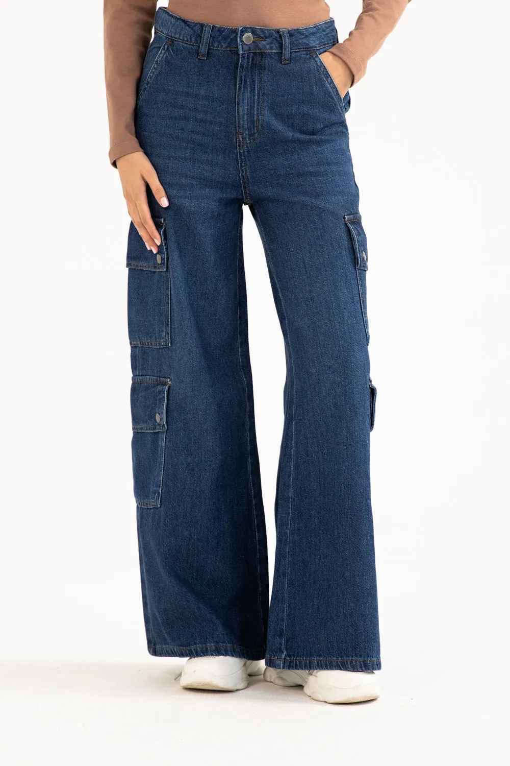 Casual Comfort Casual Vibes CARGO MEGA WIDE FIT DENIM