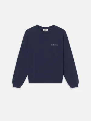Sotheby's Unisex Crewneck Sweatshirt -- Navy Hypoallergenic Fibers