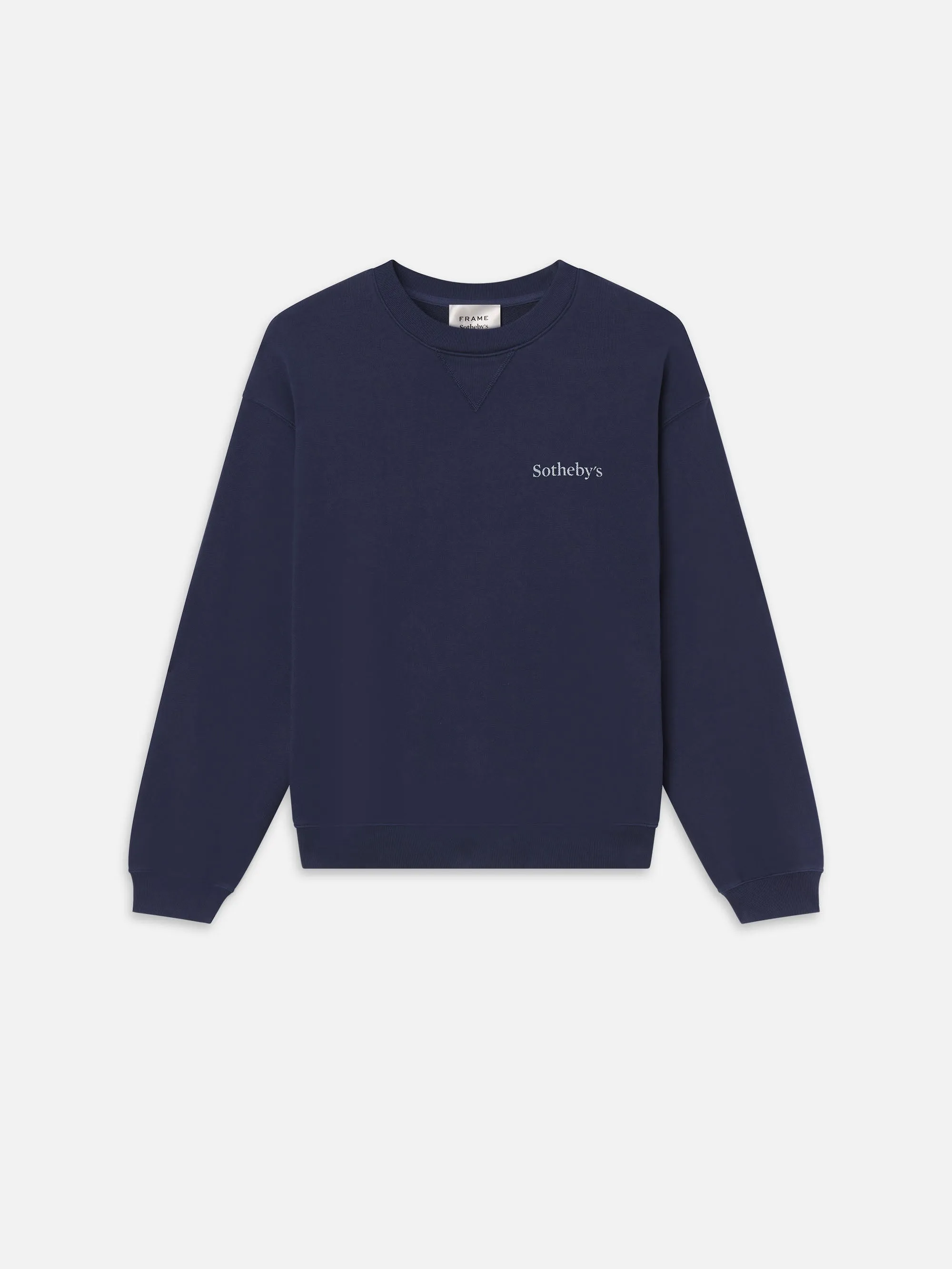 Sotheby's Unisex Crewneck Sweatshirt -- Navy Hypoallergenic Fibers
