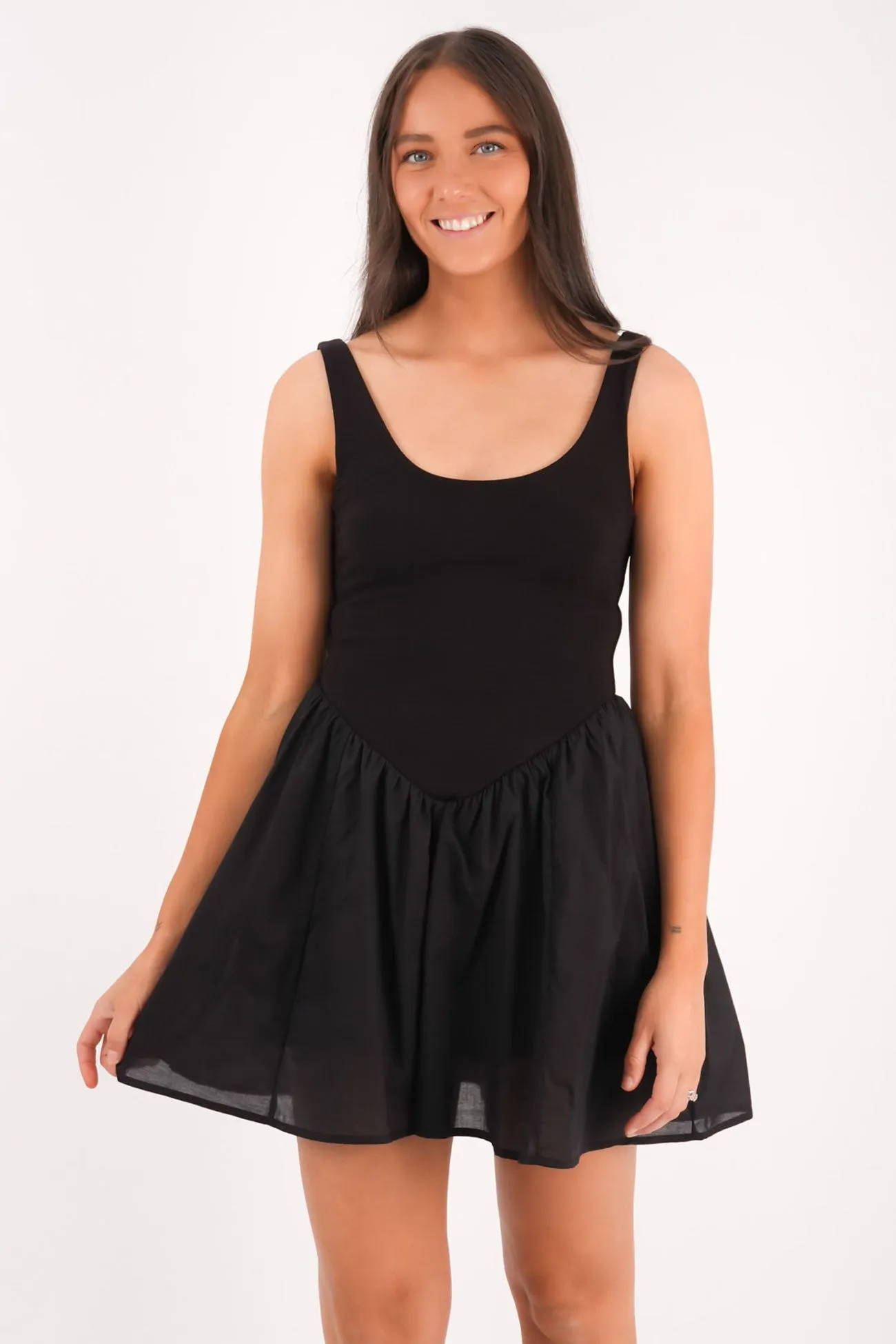 Dance-Party Regent Mini Dress Black