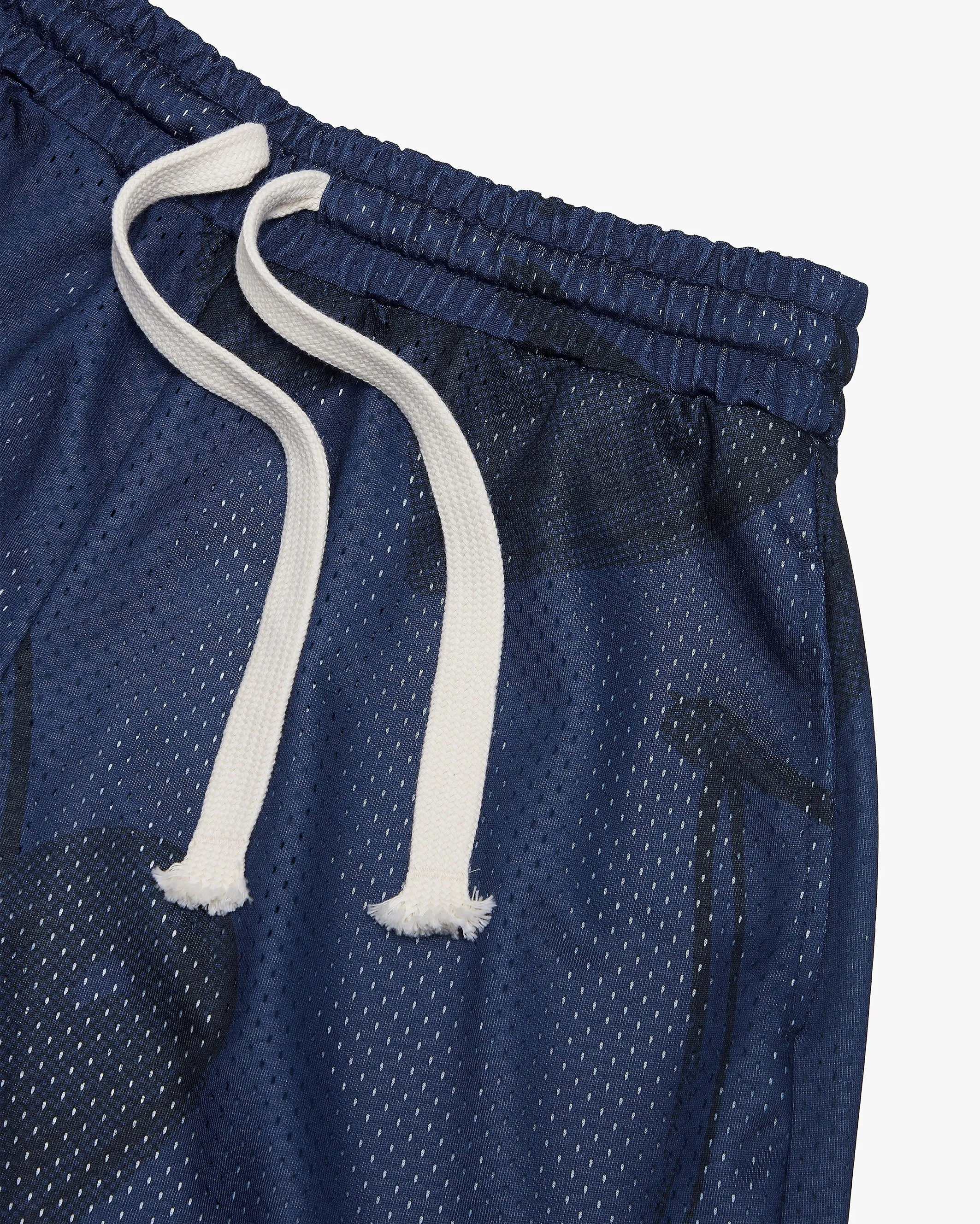 Water Resistant Finish Gigi Mesh Short Navy
