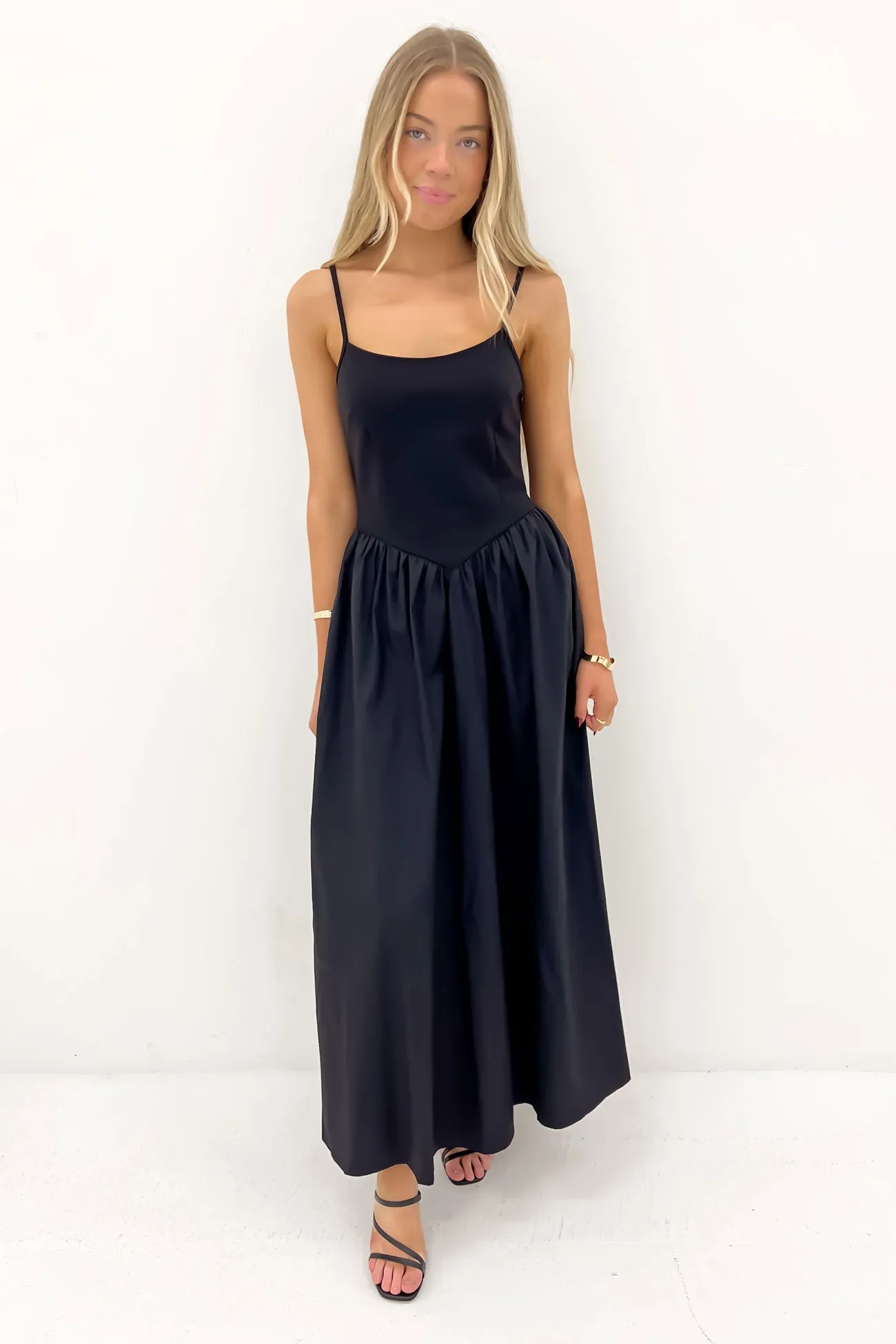 Feel Good Barton Midi Dress Black