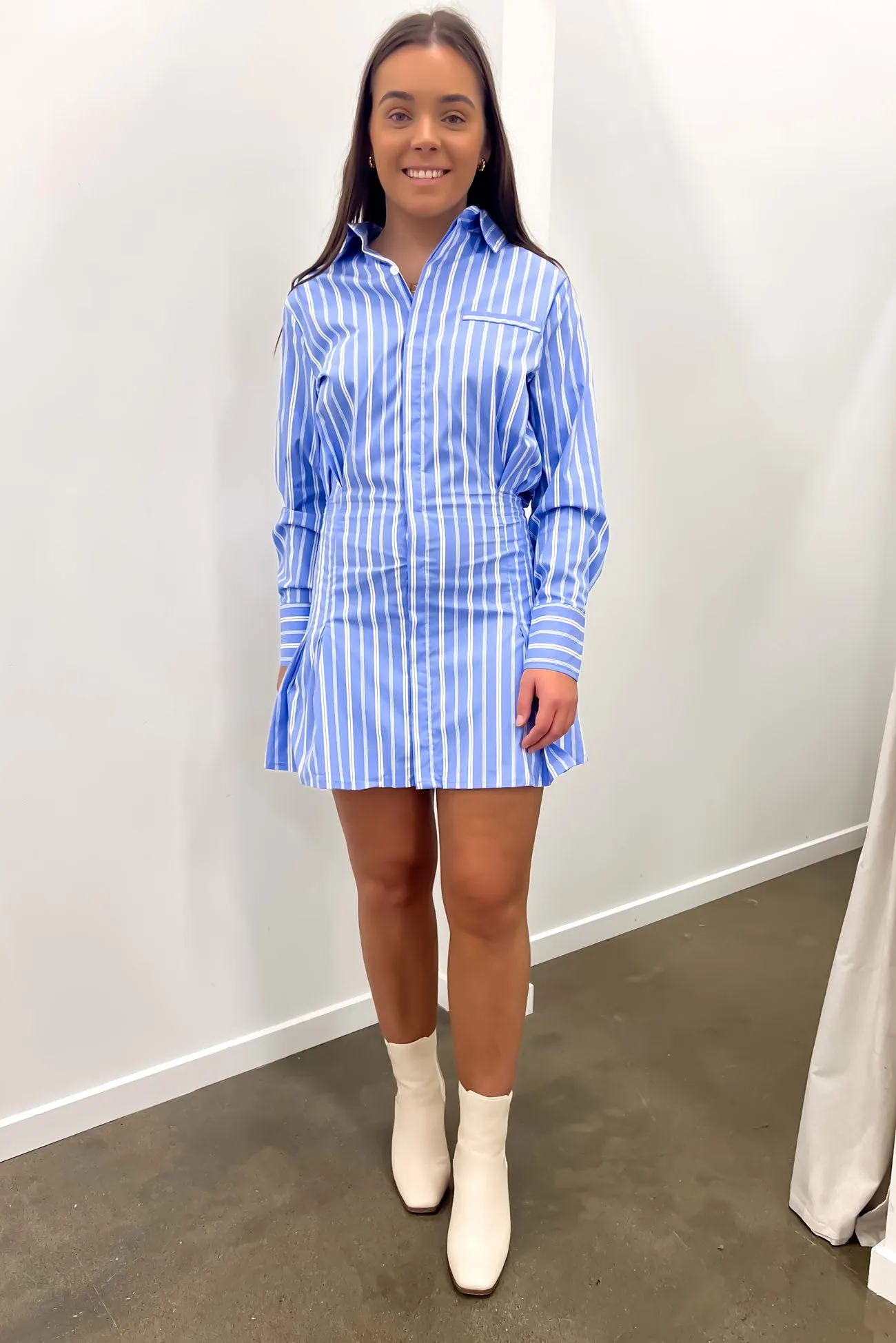 Cecile Mini Dress Blue Lounge Fit All Gender