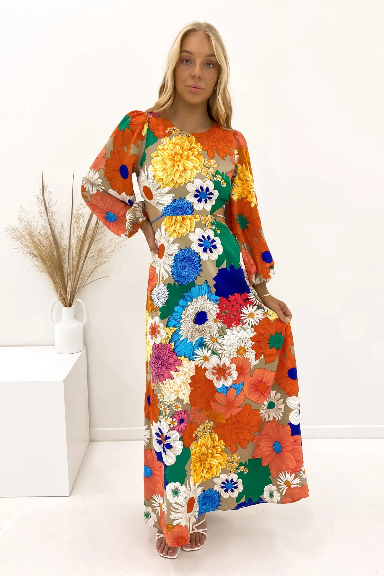 Chance Maxi Dress Lantana Slit Detail