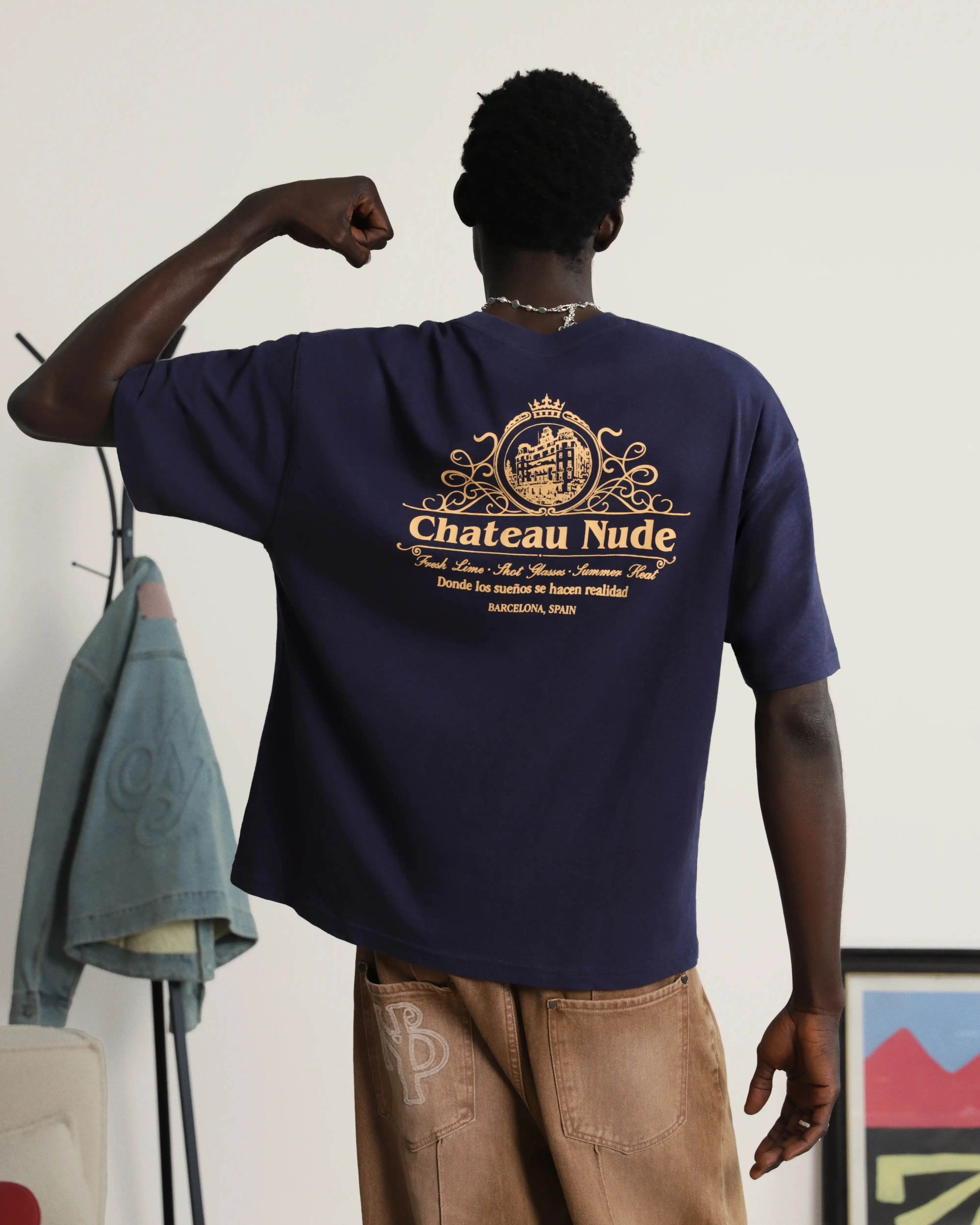 Relaxing Design Chateau Tee Navy