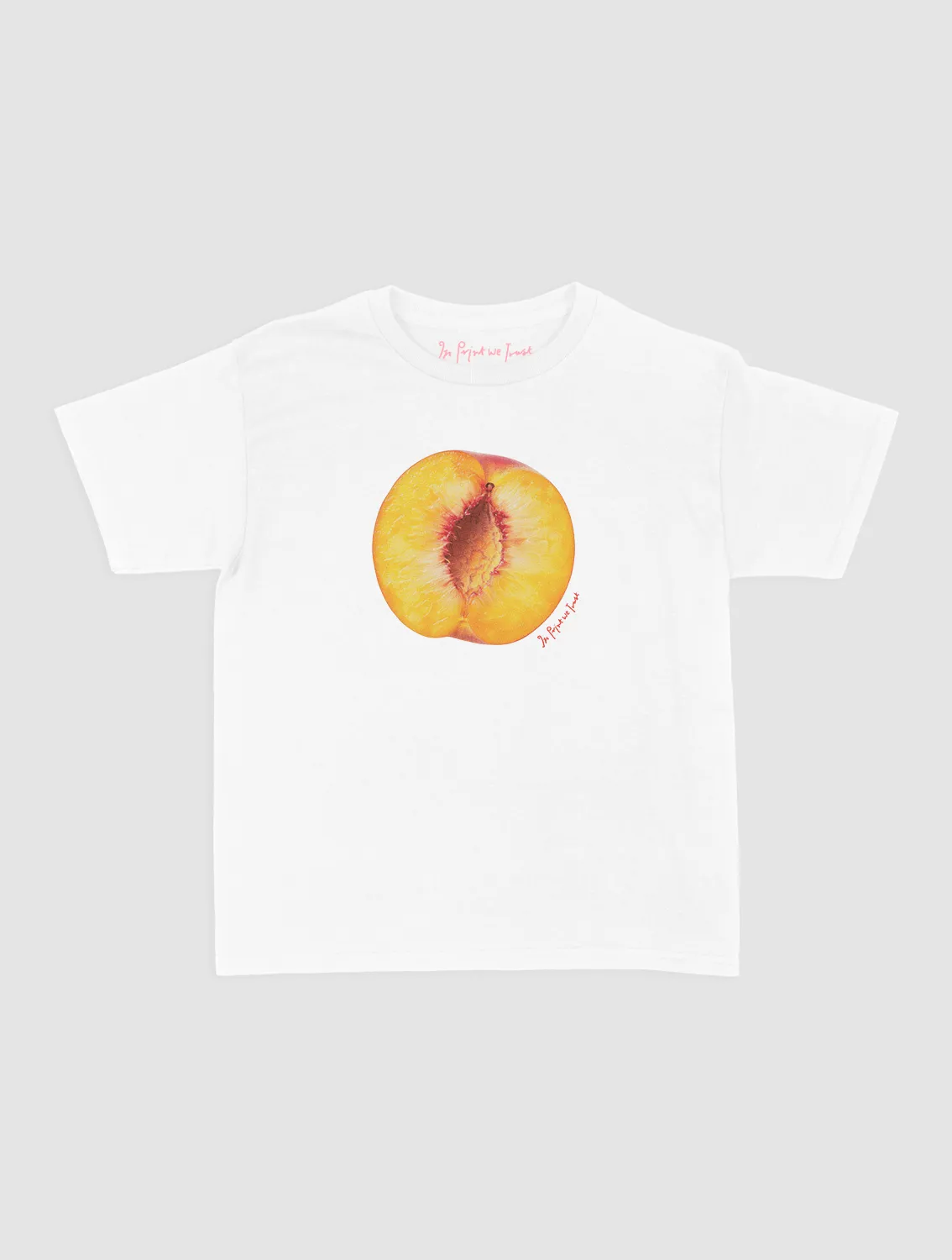 Versatile Layering you're a peach! baby tee