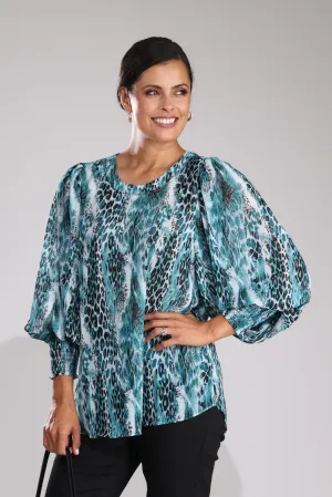 EasyAdjustStraps DoubleStitched Seams Top | MULTI BLUE | 30BB1