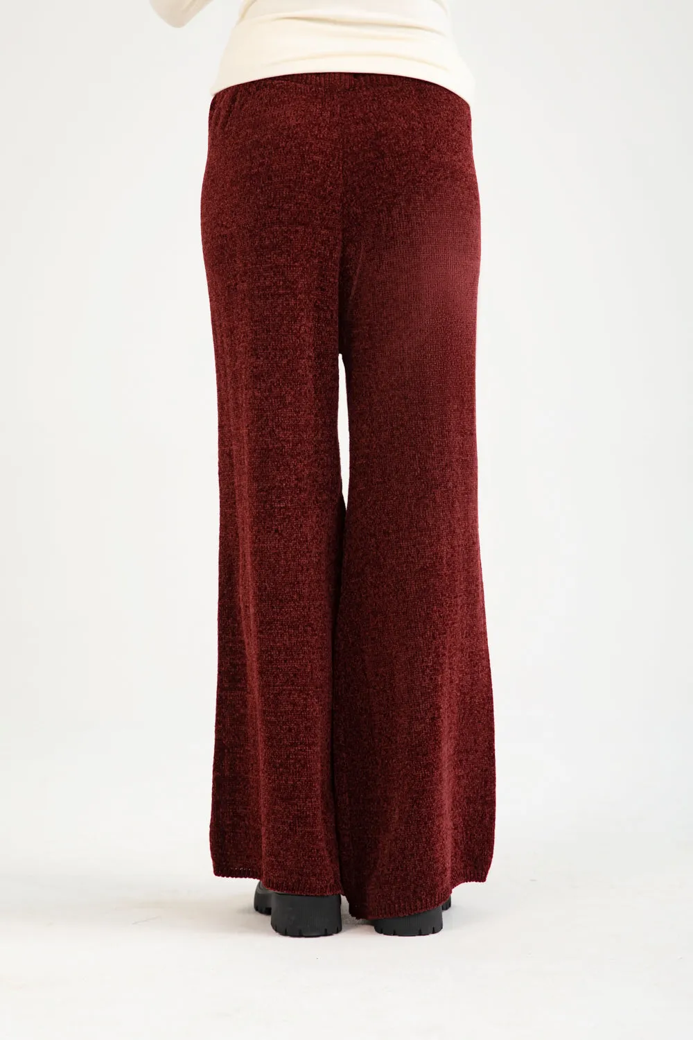 CHENILLE SWEATER TROUSER Anti Pilling Eco Friendly Dye Process