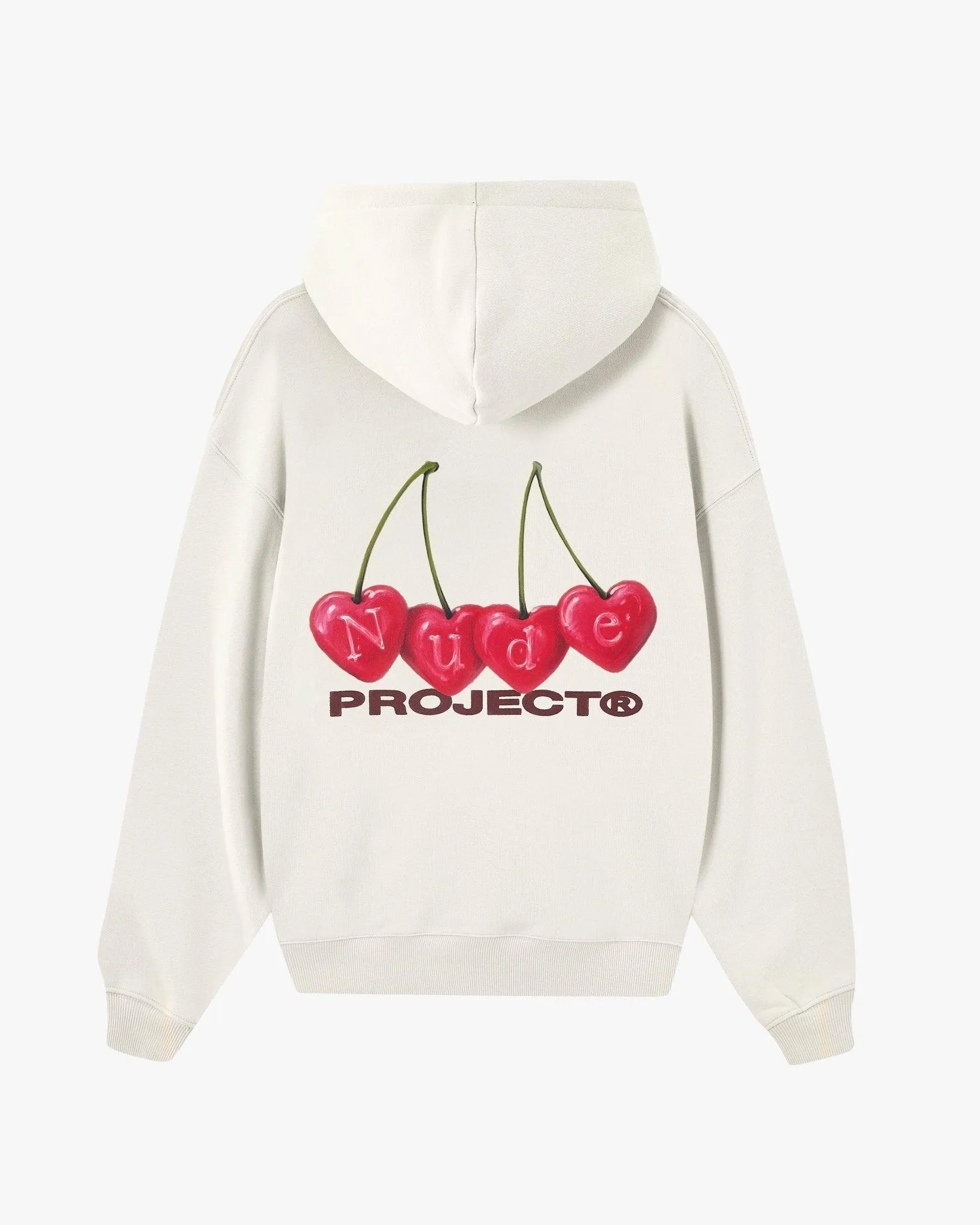 Active Fit surfing suitable Cherry Hoodie Marshmallow