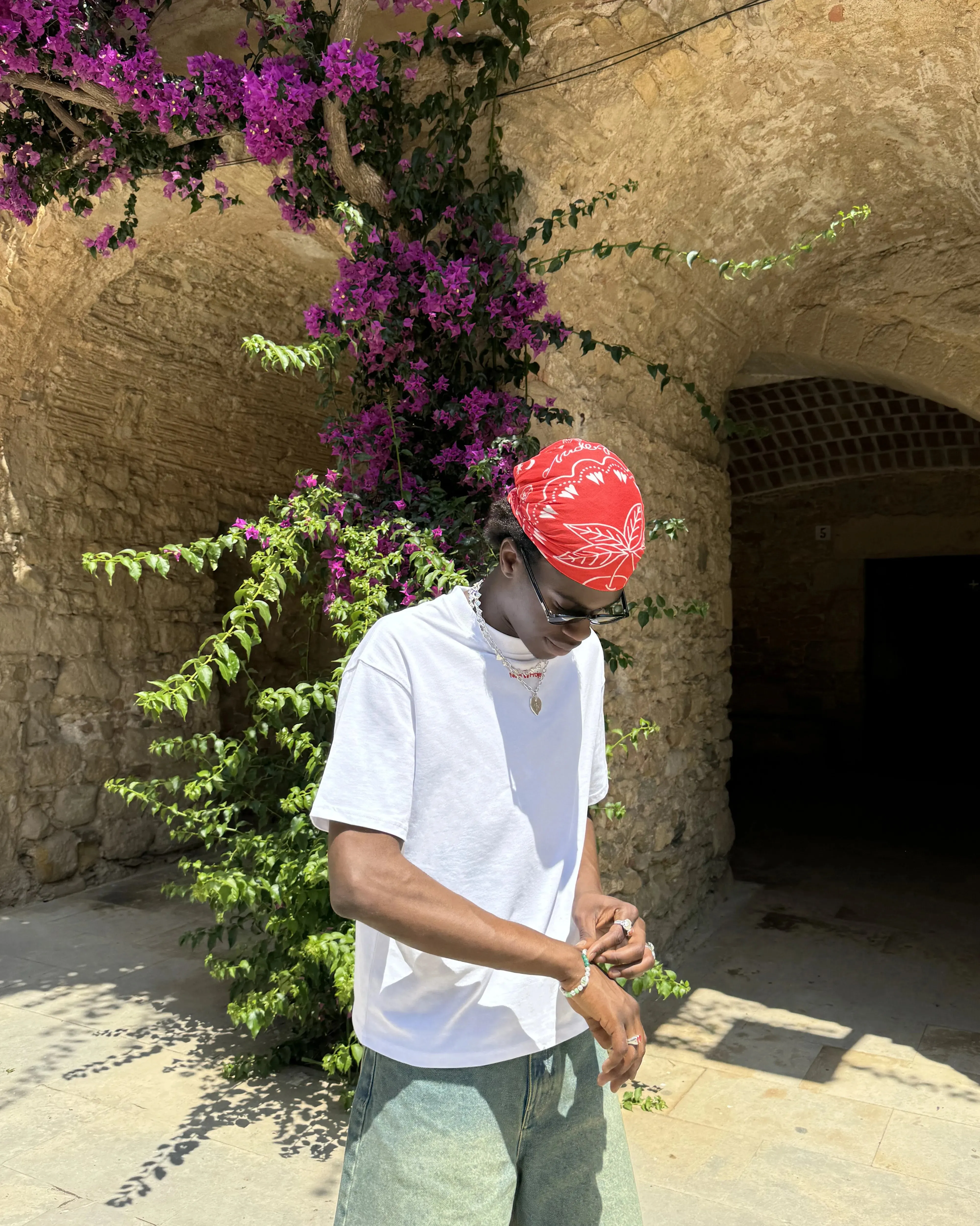 Cherry Logo Tee White Stage Soul