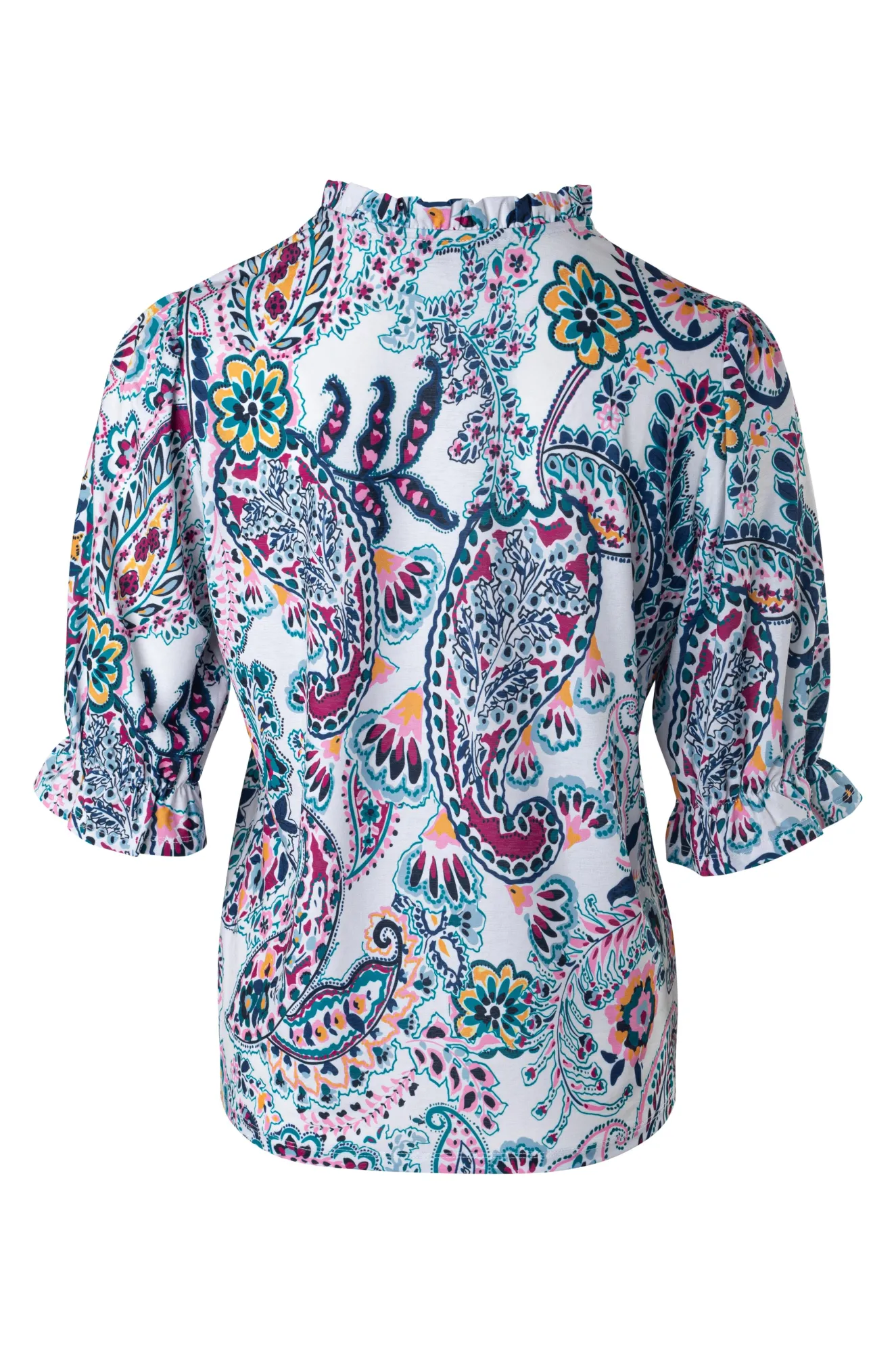 AbrasionResistant Fabric Motion Core Fine Slinky Top | PINK PAISLEY | 7431A1