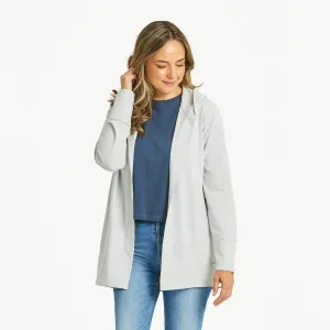 Comfortable Layers product running suitability Women's Solid Crusher-FLEX Cardigan