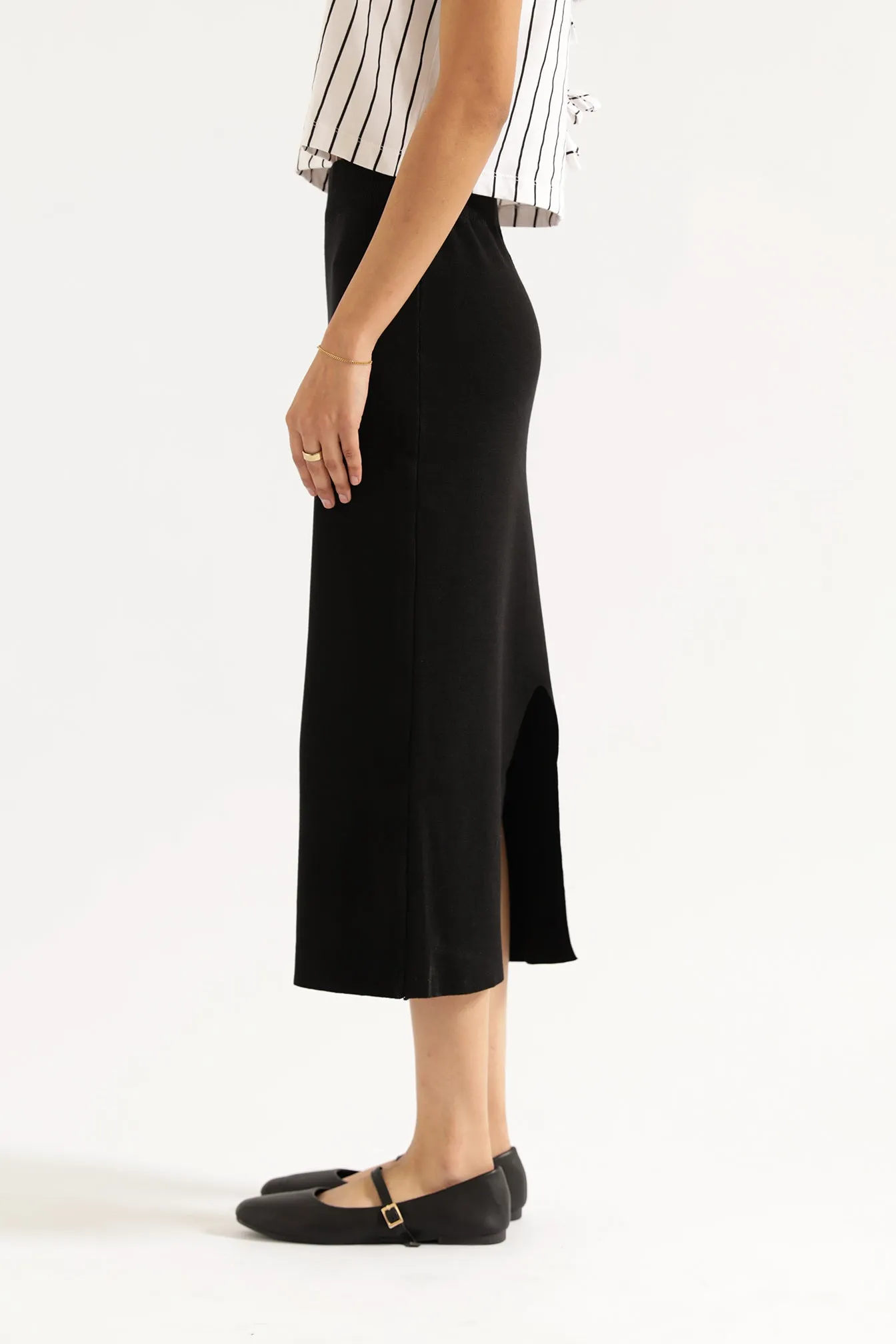 KNITTED SKIRT Smart Look