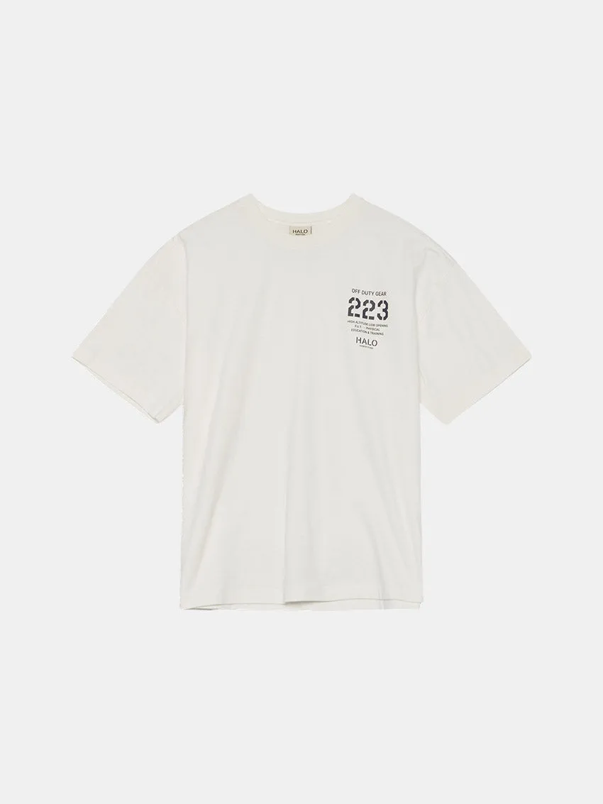 Graphic Boxy Tee Marshmallow/Deep Well Casual Vibe Wear