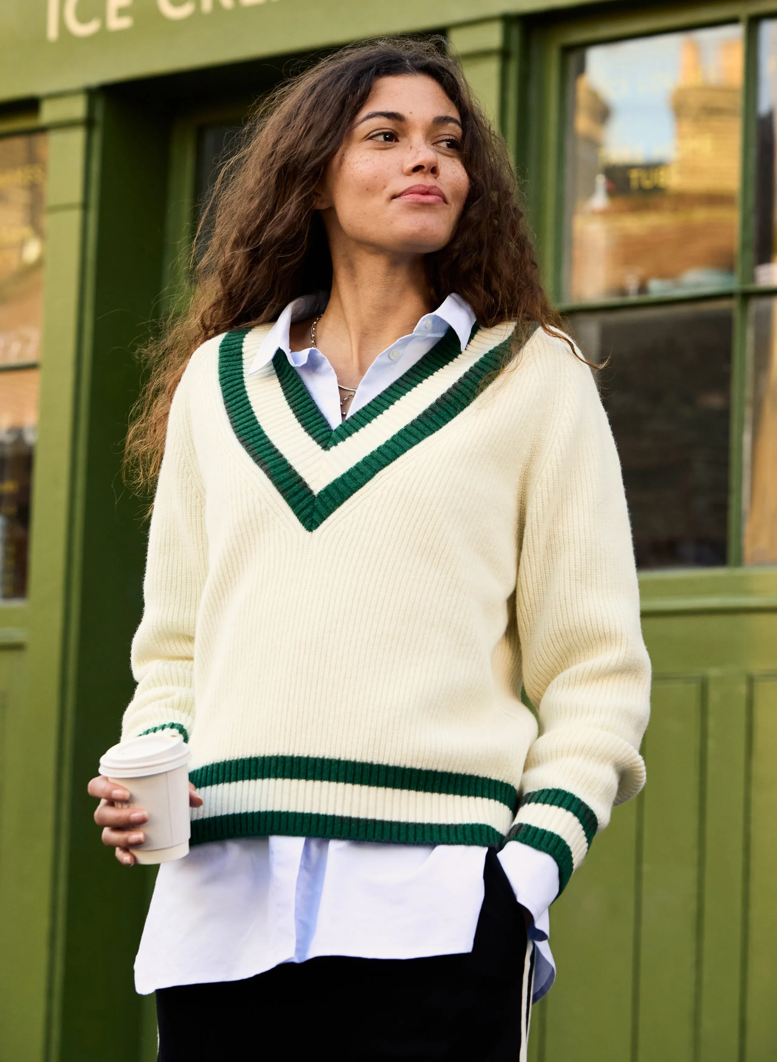 Kertinker Wool Blend Cricket Jumper EcoConscious Production Double Layer Thermal