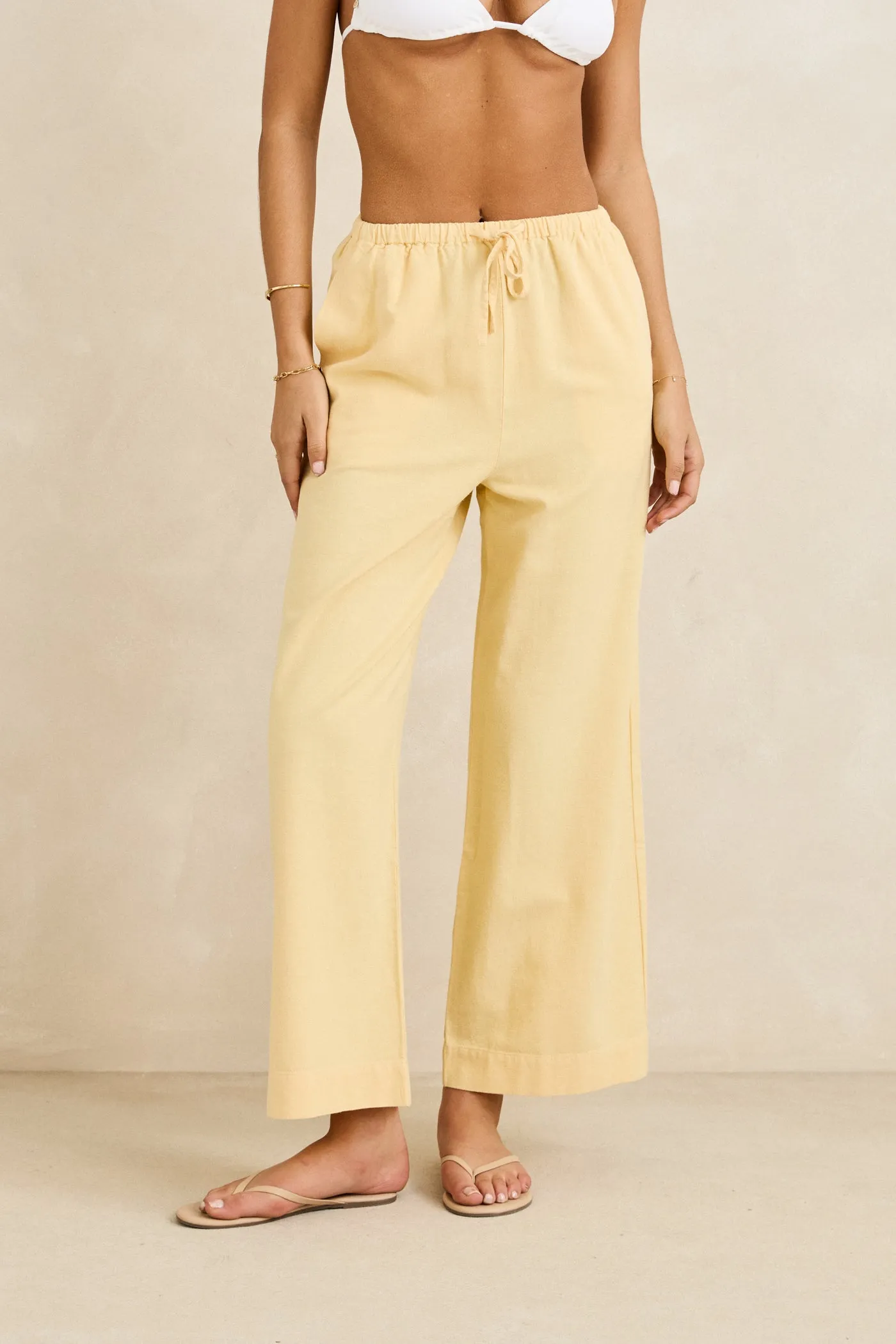 No Chafe Classic Drawstring Pant Butter