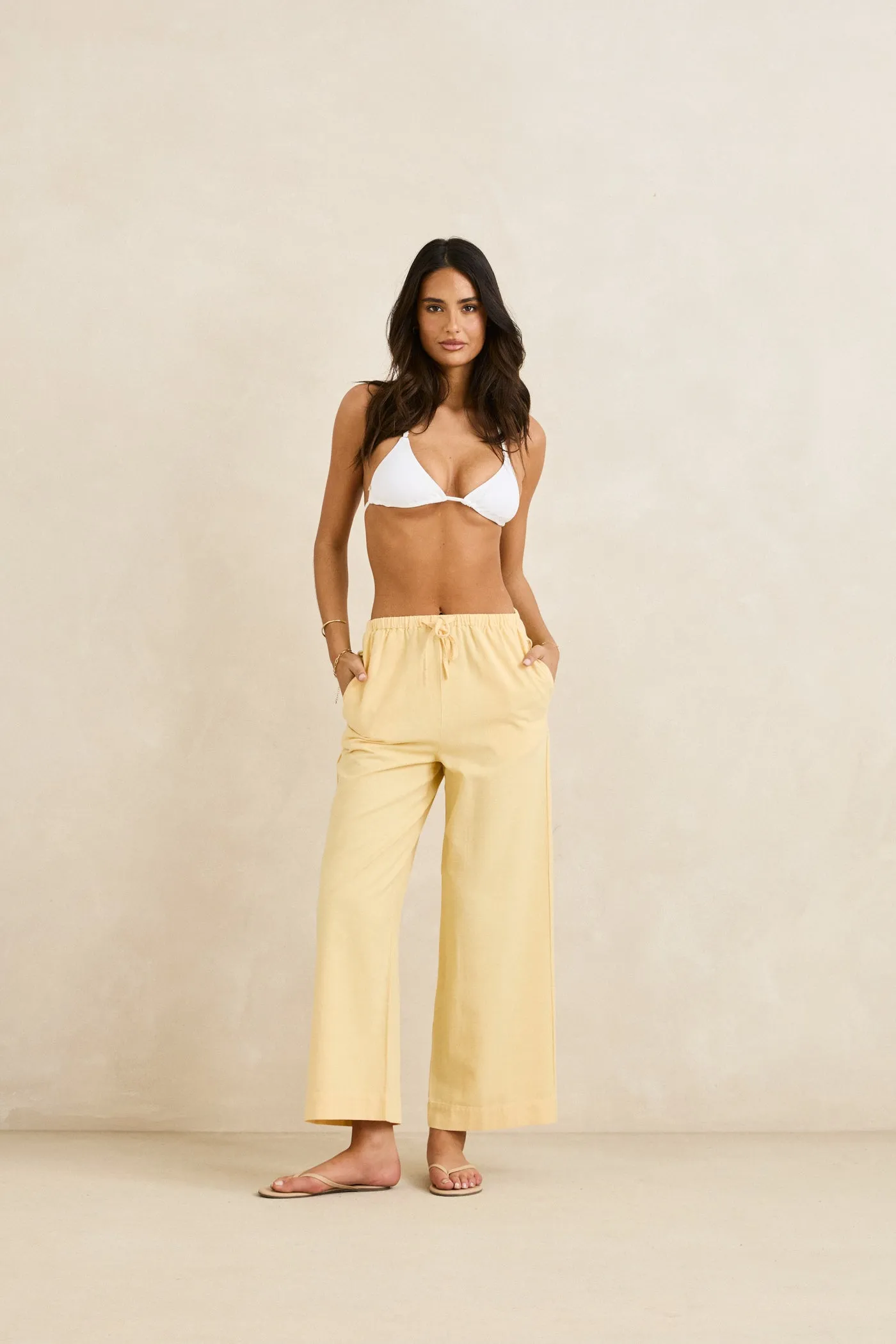 Classic Drawstring Pant Butter Sleek Comfort Tailored Wear