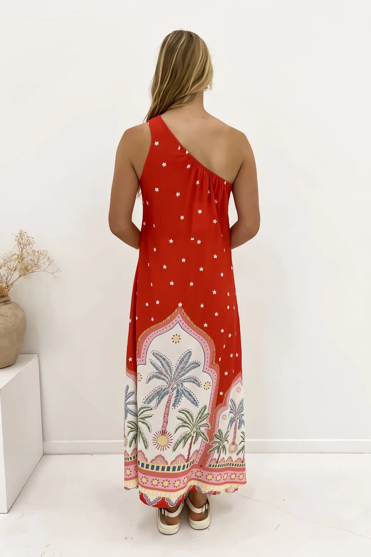 Halley Midi Dress Zafira Glossy-Finish