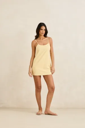 Classic Slip Dress Butter Sophisticated Waistband Fit Day To Night