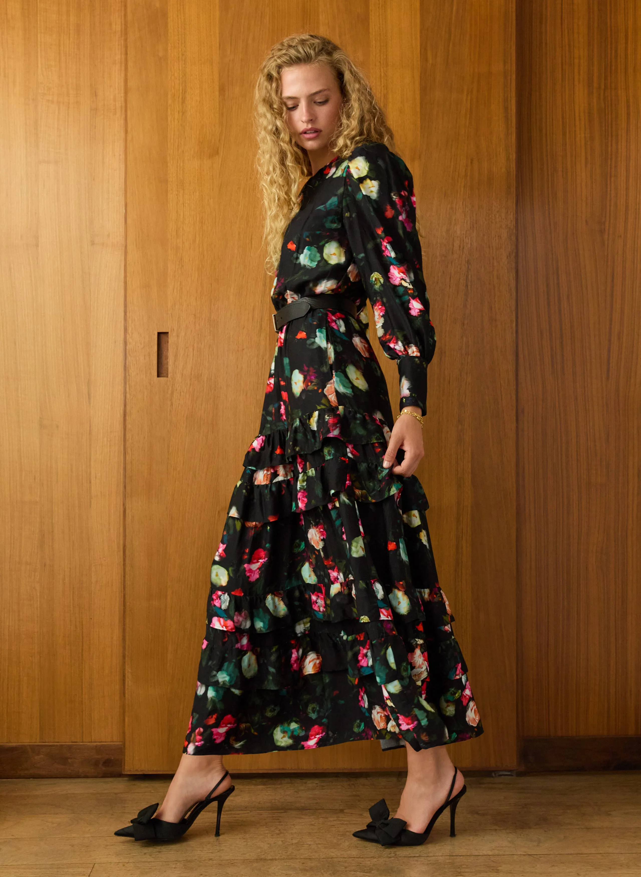 Natasha?Printed Maxi Dress Travel piece