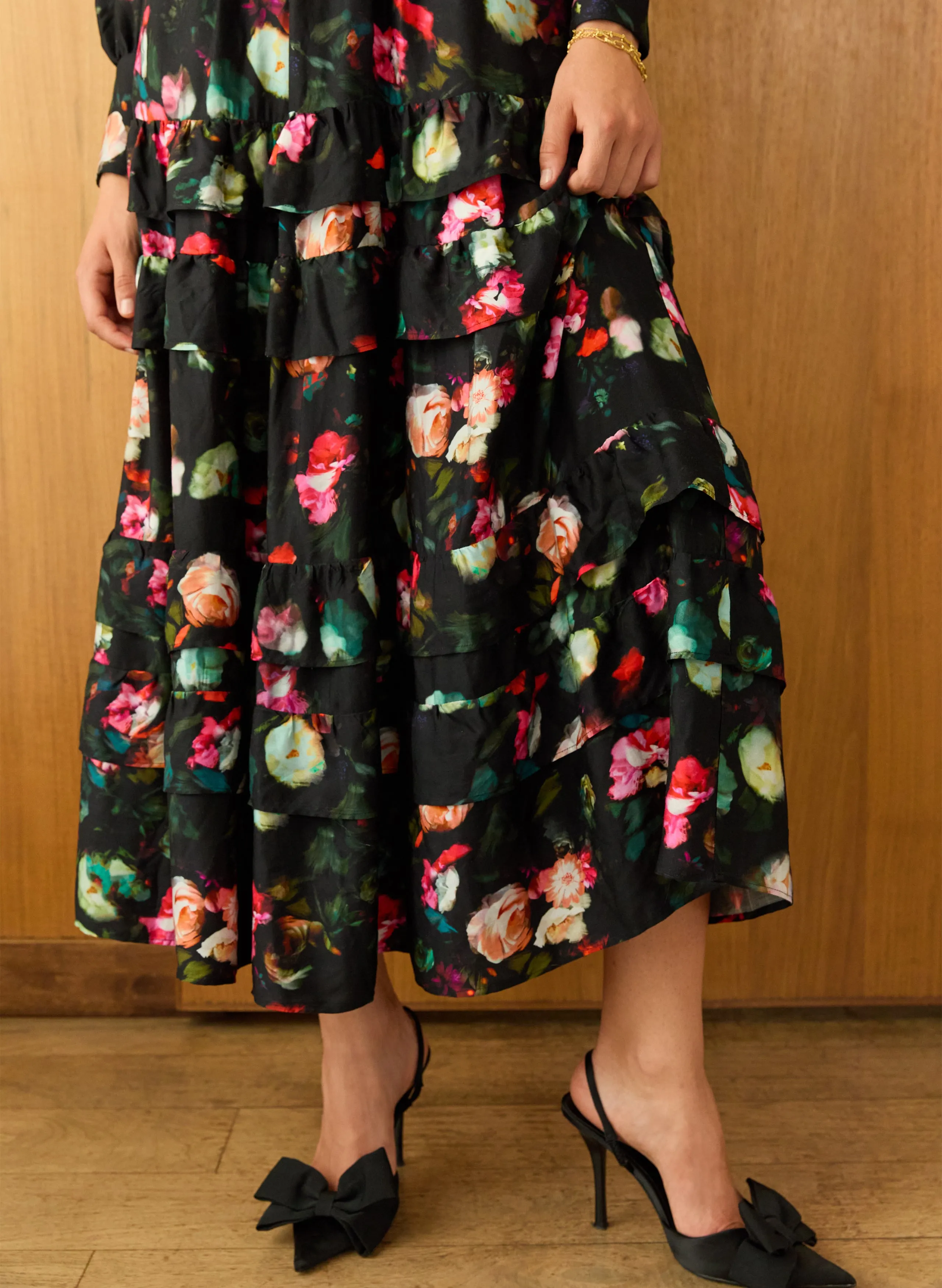 Light Comfort Natasha?Printed Maxi Dress