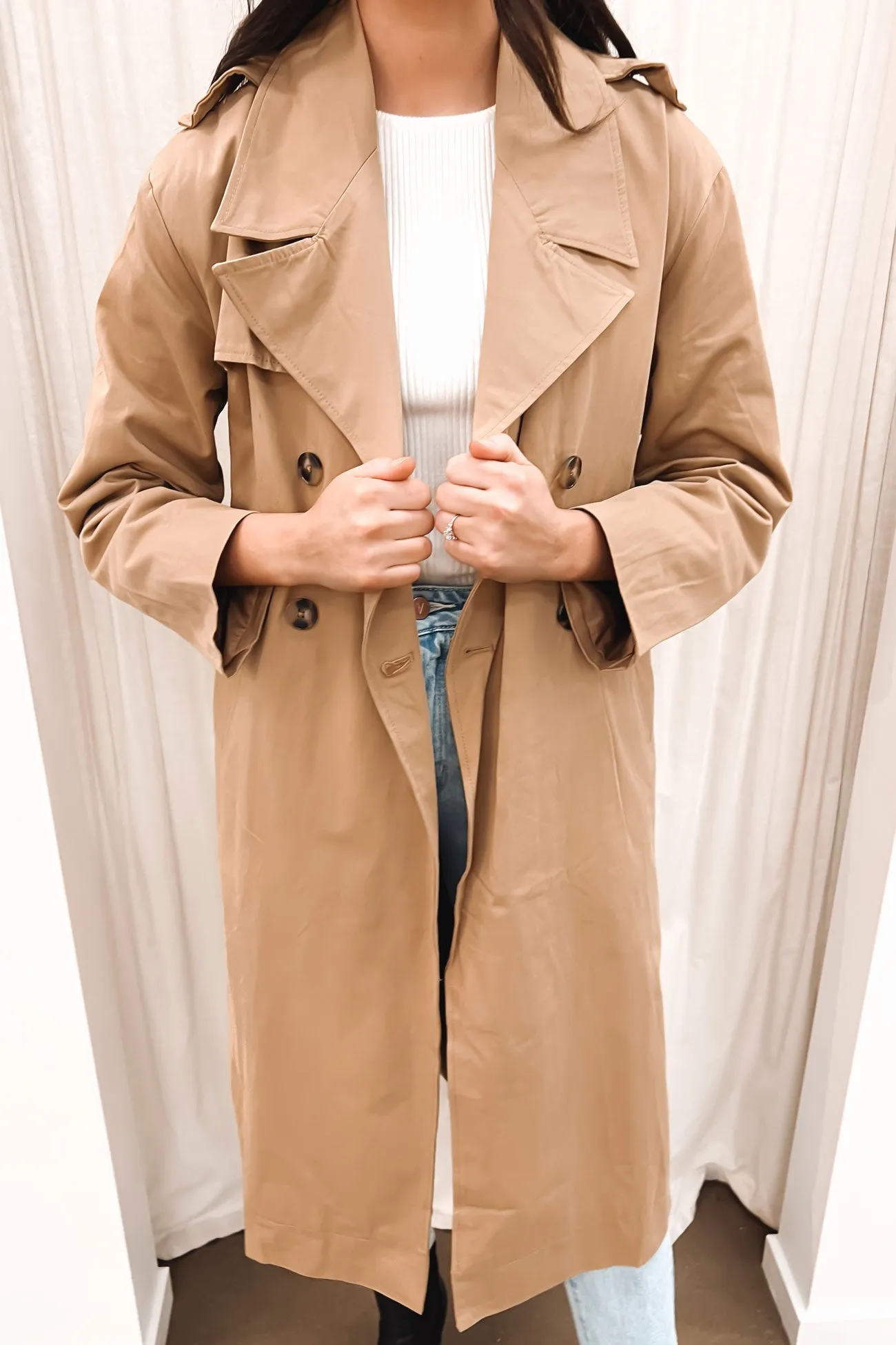 Effortless Layer Evani Trench Beige