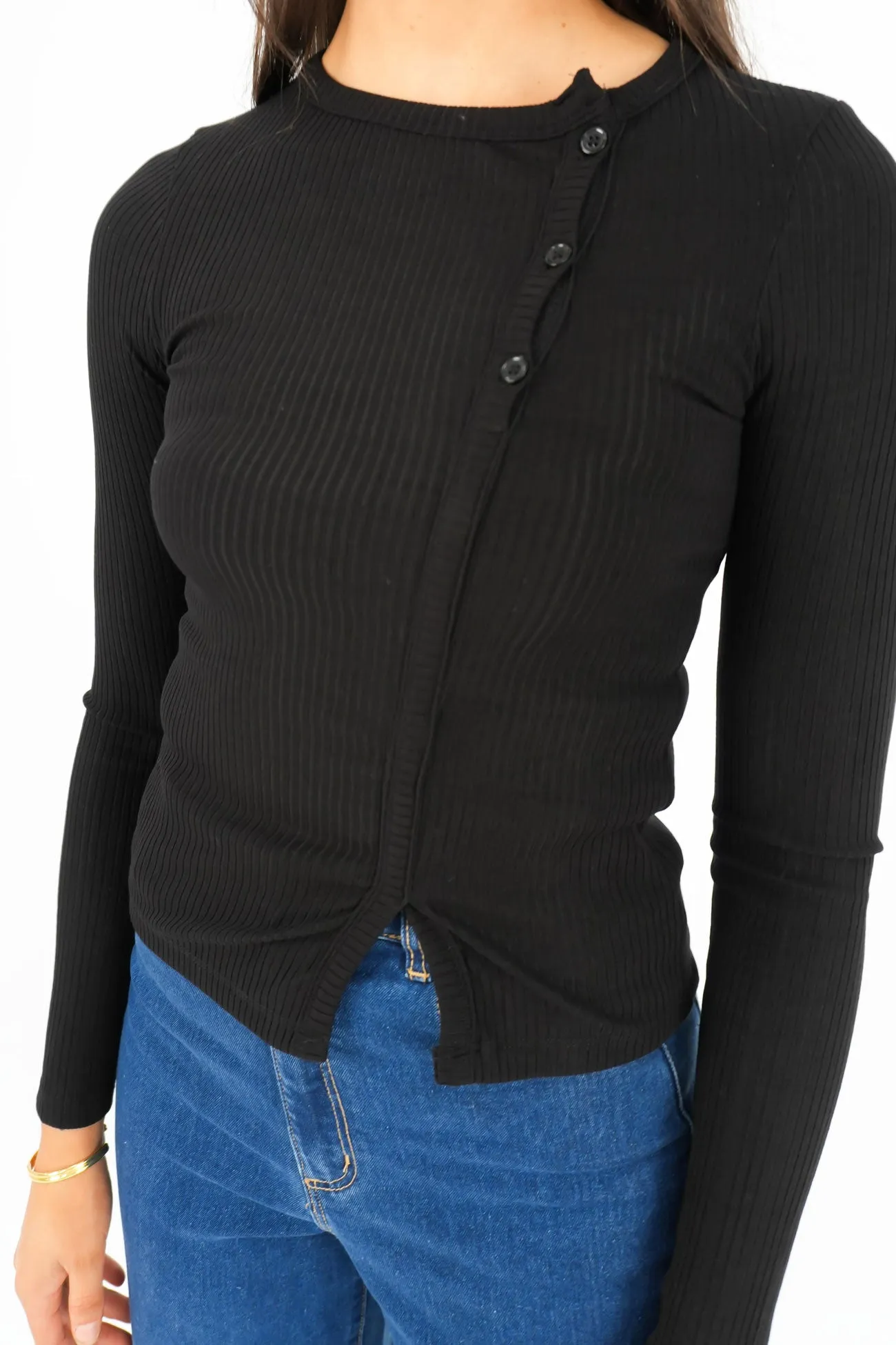 Kioko Long Sleeve Black Professional Style