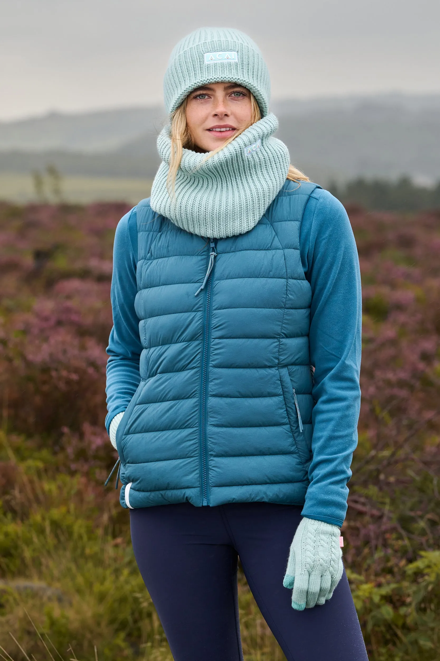 Cloudguard Gilet - Wild Fern ErgonomicSleeveCut Reinforced Seam Construction
