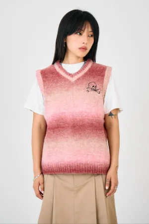 Club Spacedye Knit Vest Abrasion Resistant Yarn Hypoallergenic Fiber Blend