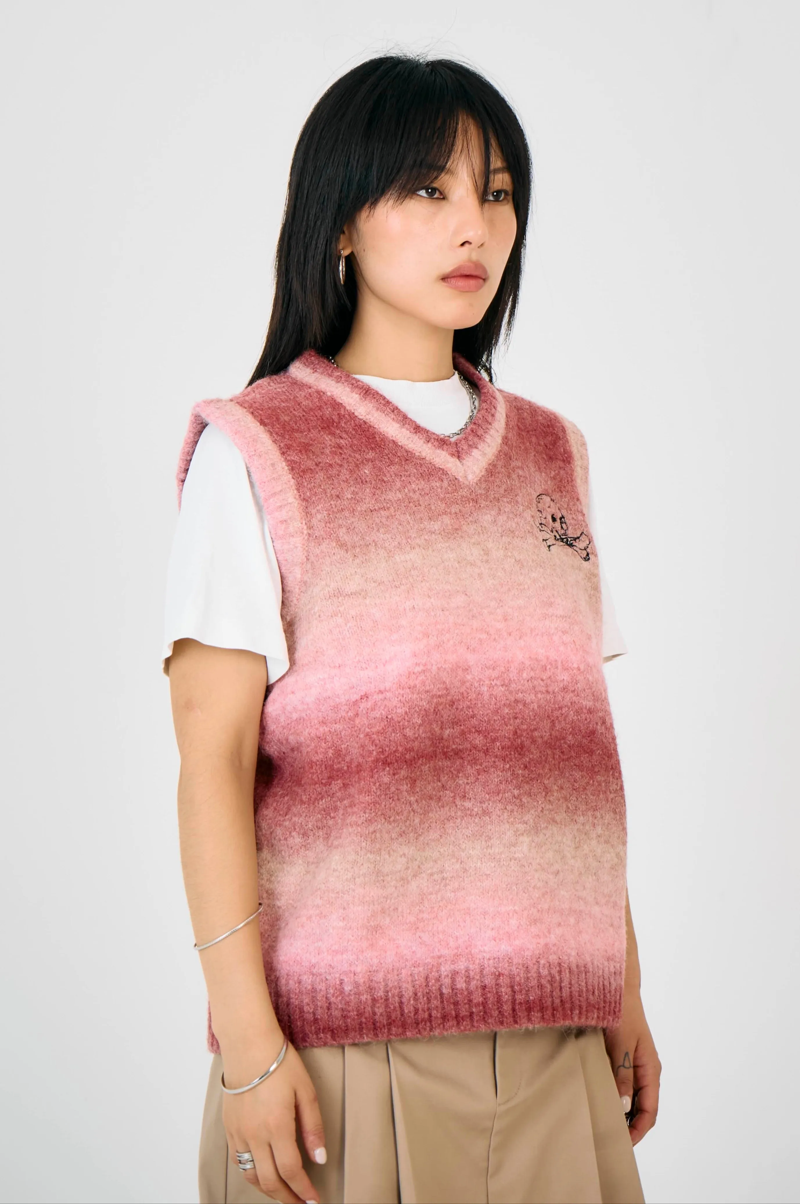 Pure Detail Club Spacedye Knit Vest