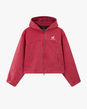 EcoFriendly Water Repellency Co-Worker Jacket Canvas Red