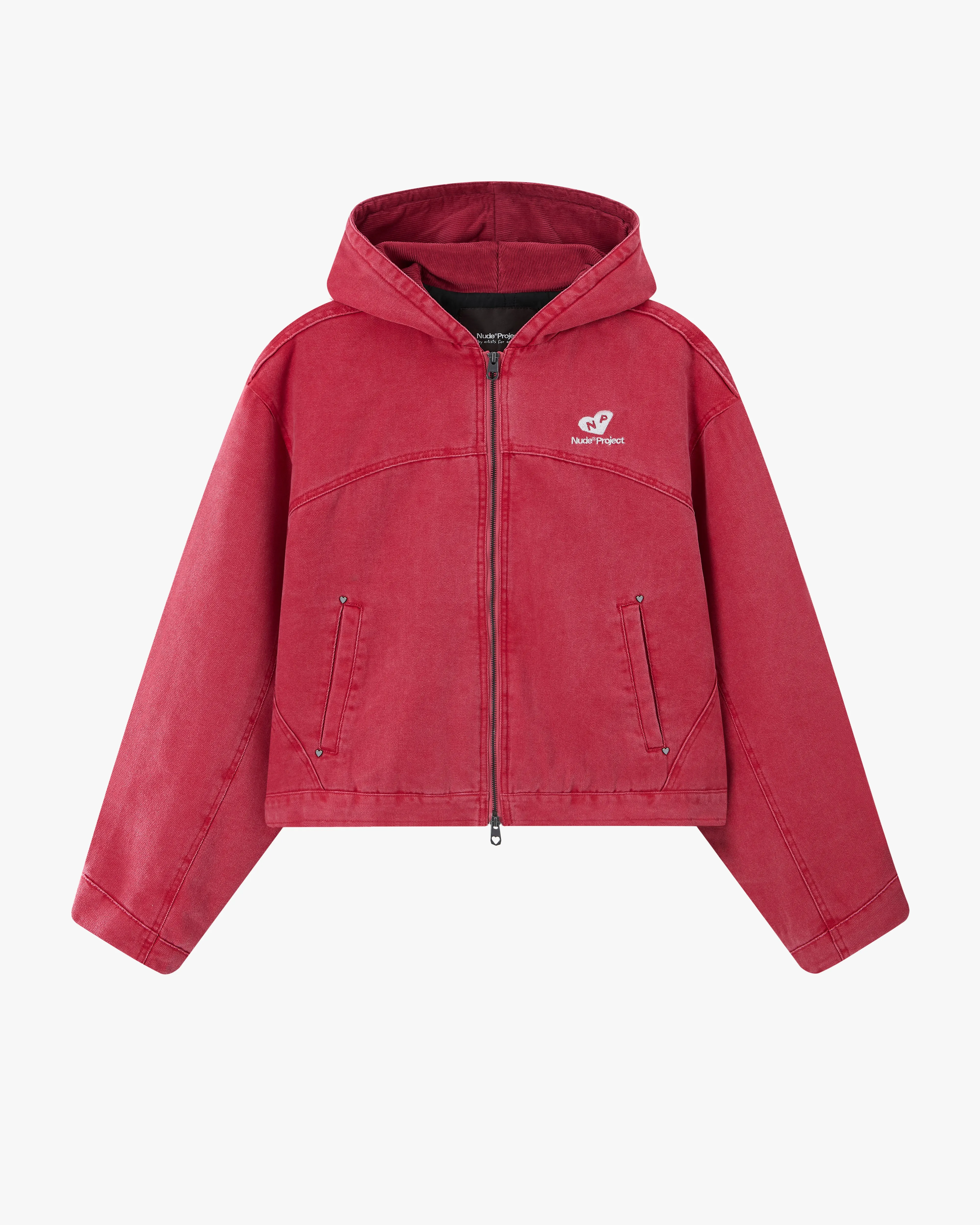 EcoFriendly Water Repellency Co-Worker Jacket Canvas Red