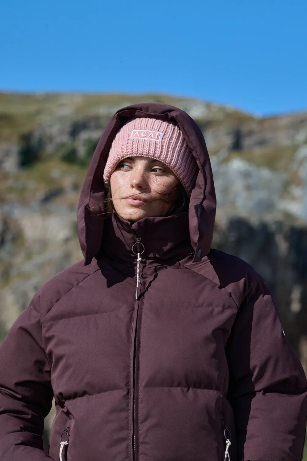 Cocoon Coat - Chocolate Plum stain resistant coating