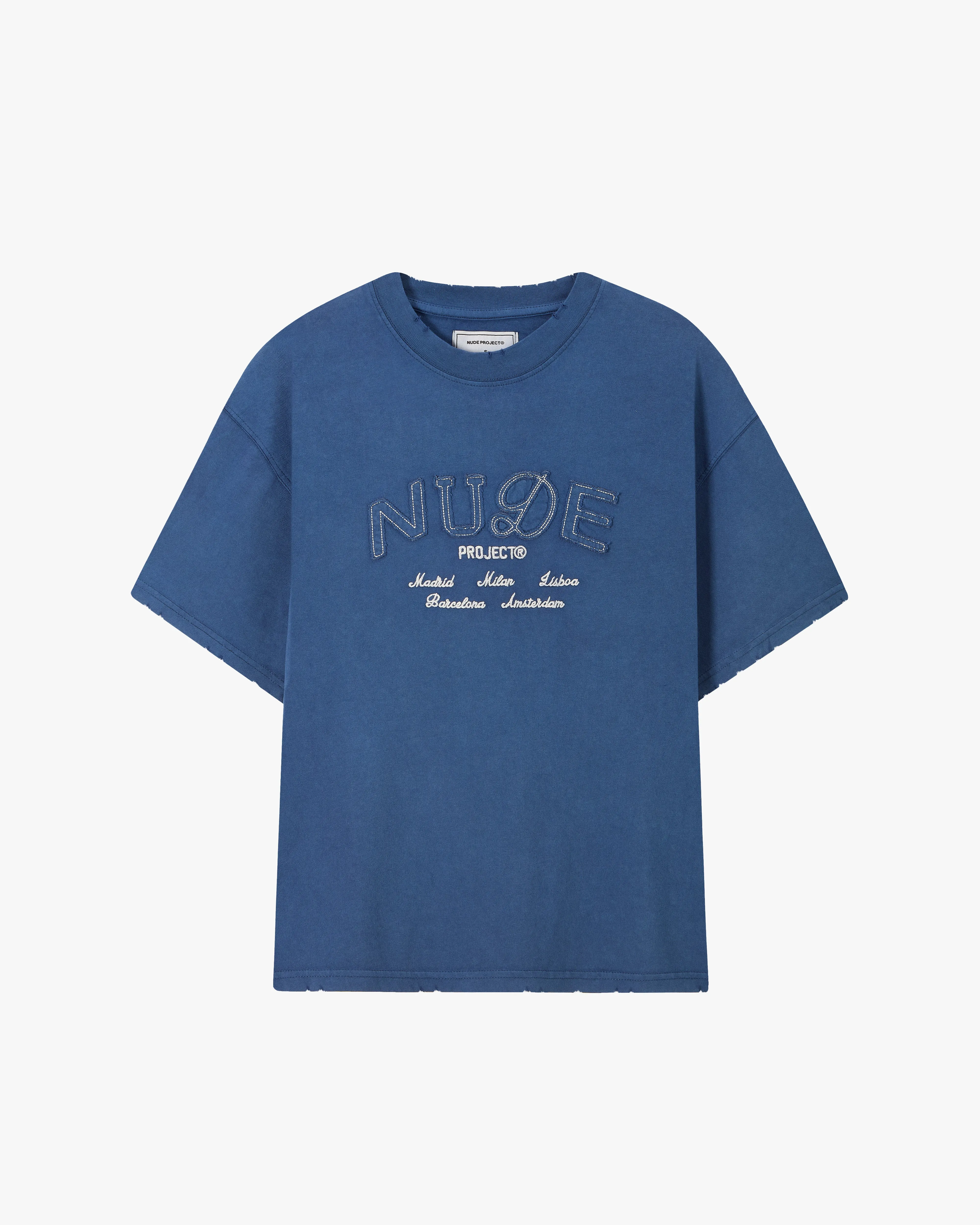 Clear Mind Coffee Break Tee Washed Navy
