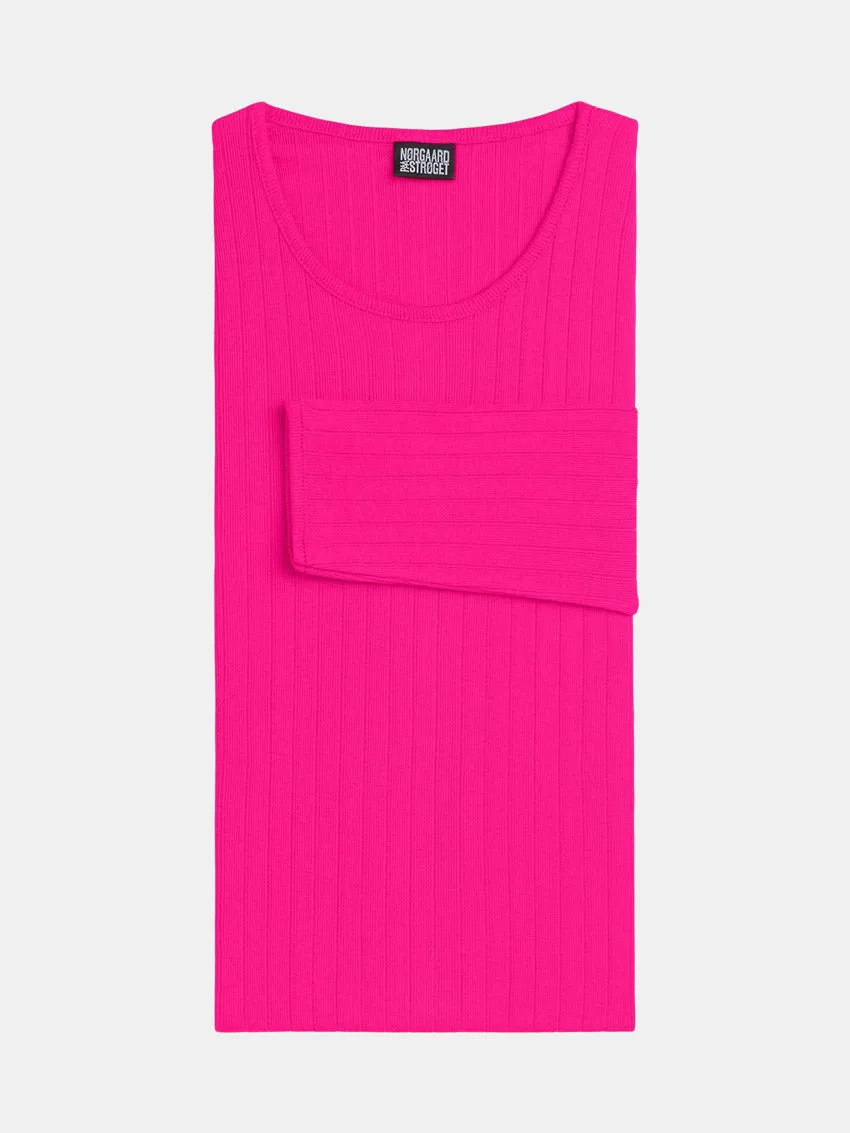 Light Comfort Style Floral Print 101 Solid Colour Tee L/S