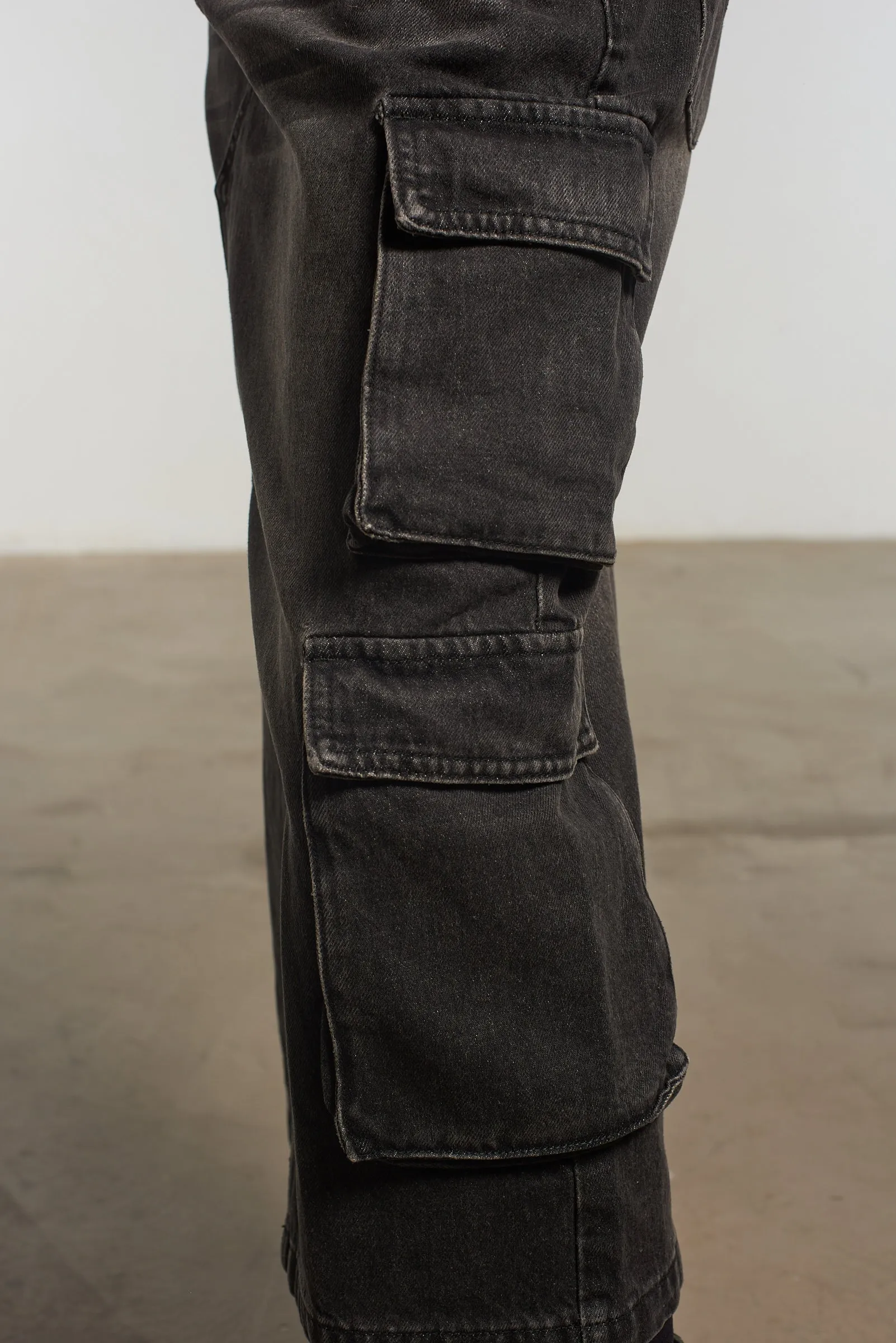 Combat Midi Skirt Black Soft Layers