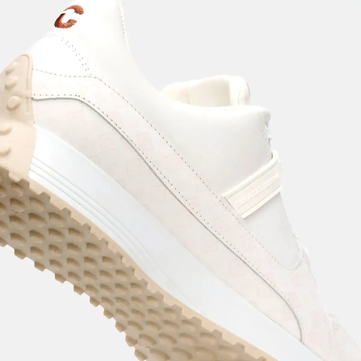 Alesi - White/Champagne Grip Stability Comfort Path Pro