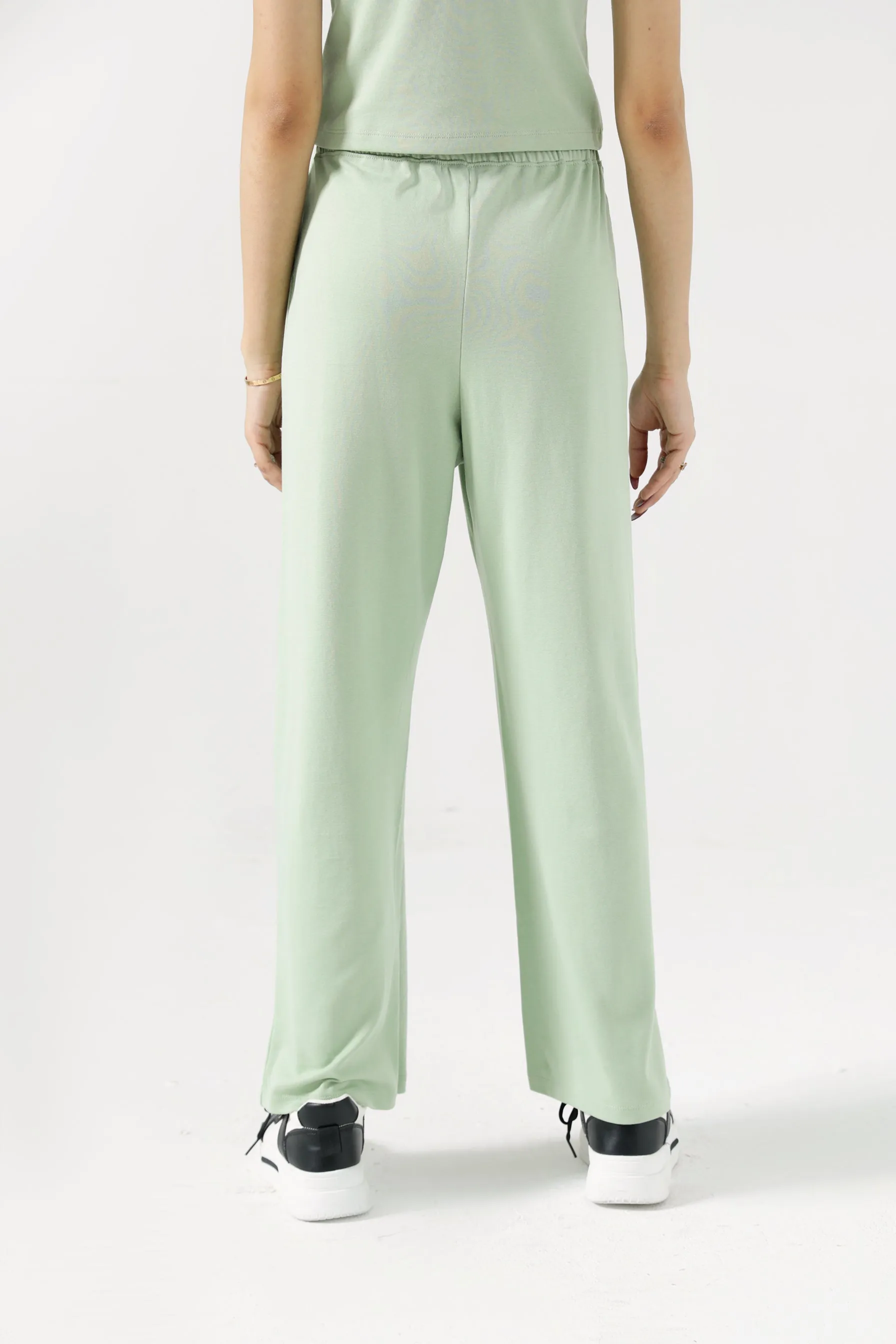 Breathable mesh Street Inspired WIDE LEG TROUSERS