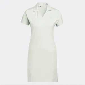 Adidas 3-Stripes Golf Dress - Green Snap-Closure