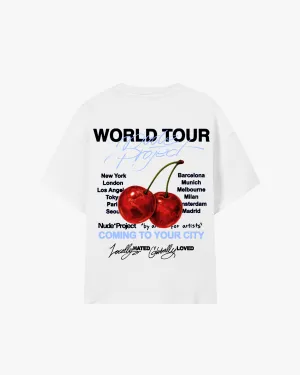 Nude Tour Tee White outdoor mode Metal Core