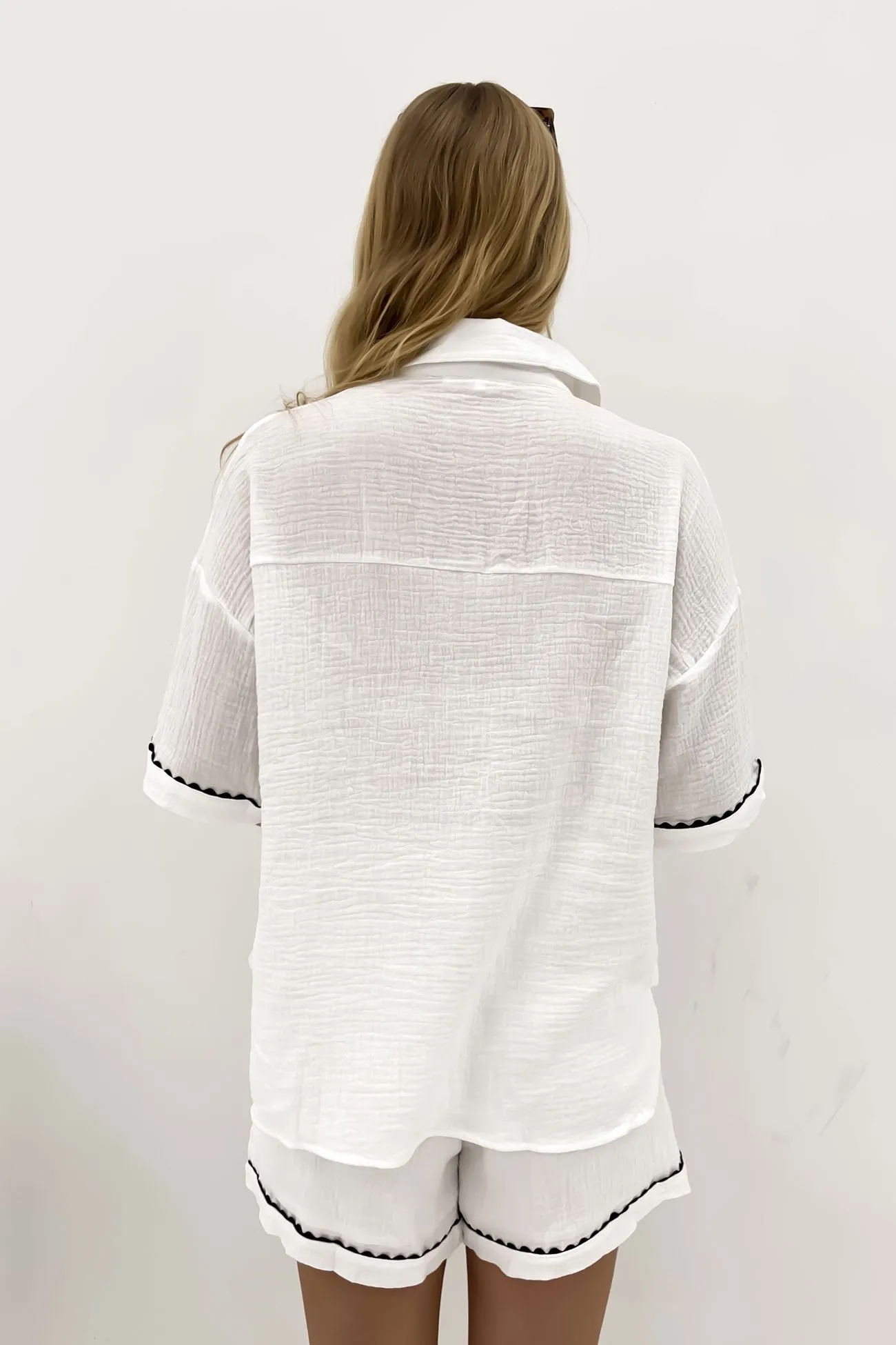 Xavier Shirt White NeutralTonesCollection