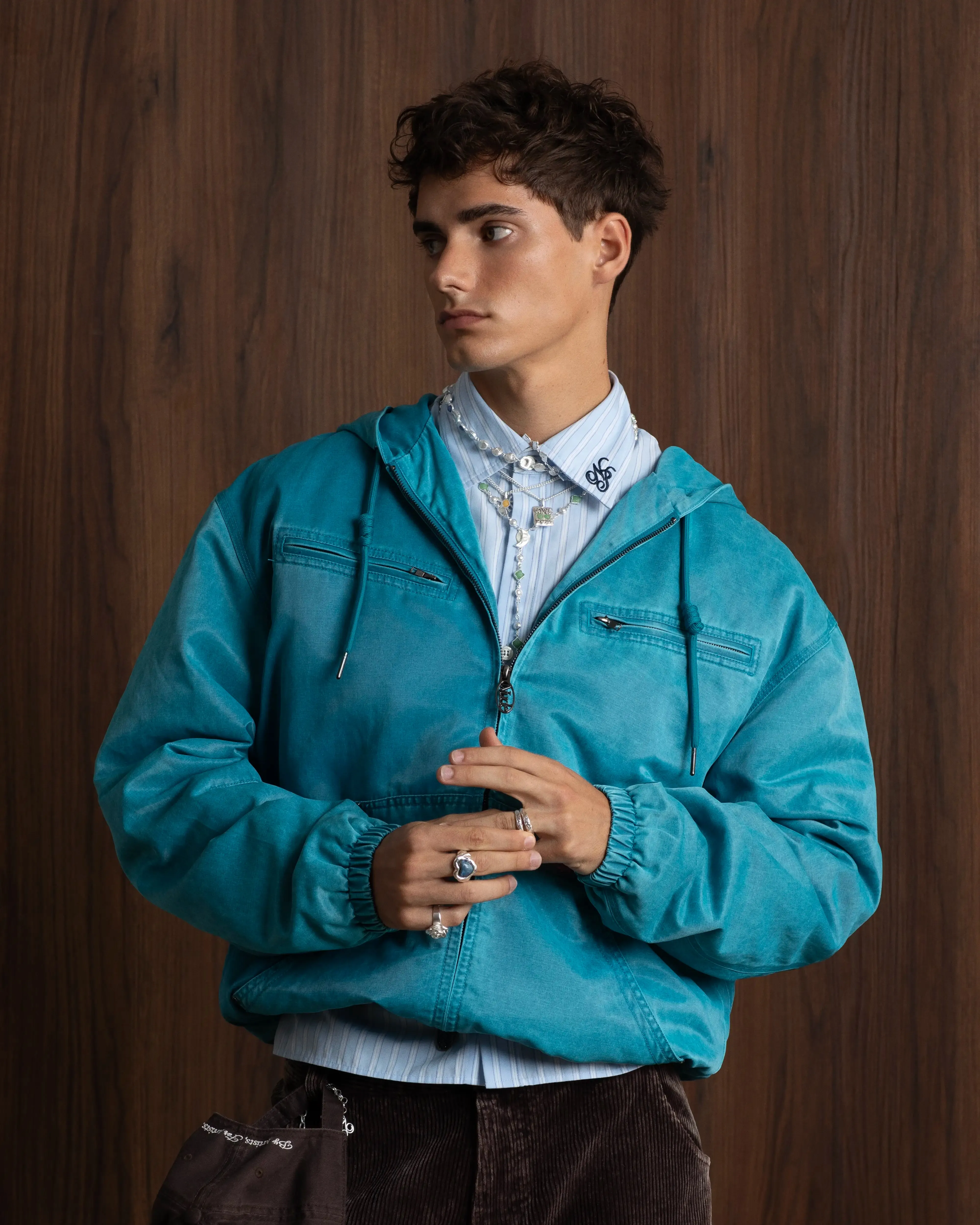 Practical Design Comfy Worker Jacket Blue