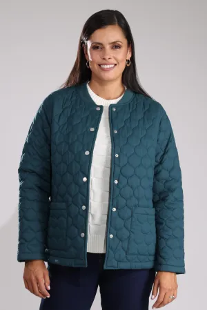 Jacket | LAGOON | 6441B1 Flexible Fiber Fill Crisp Clean Fit