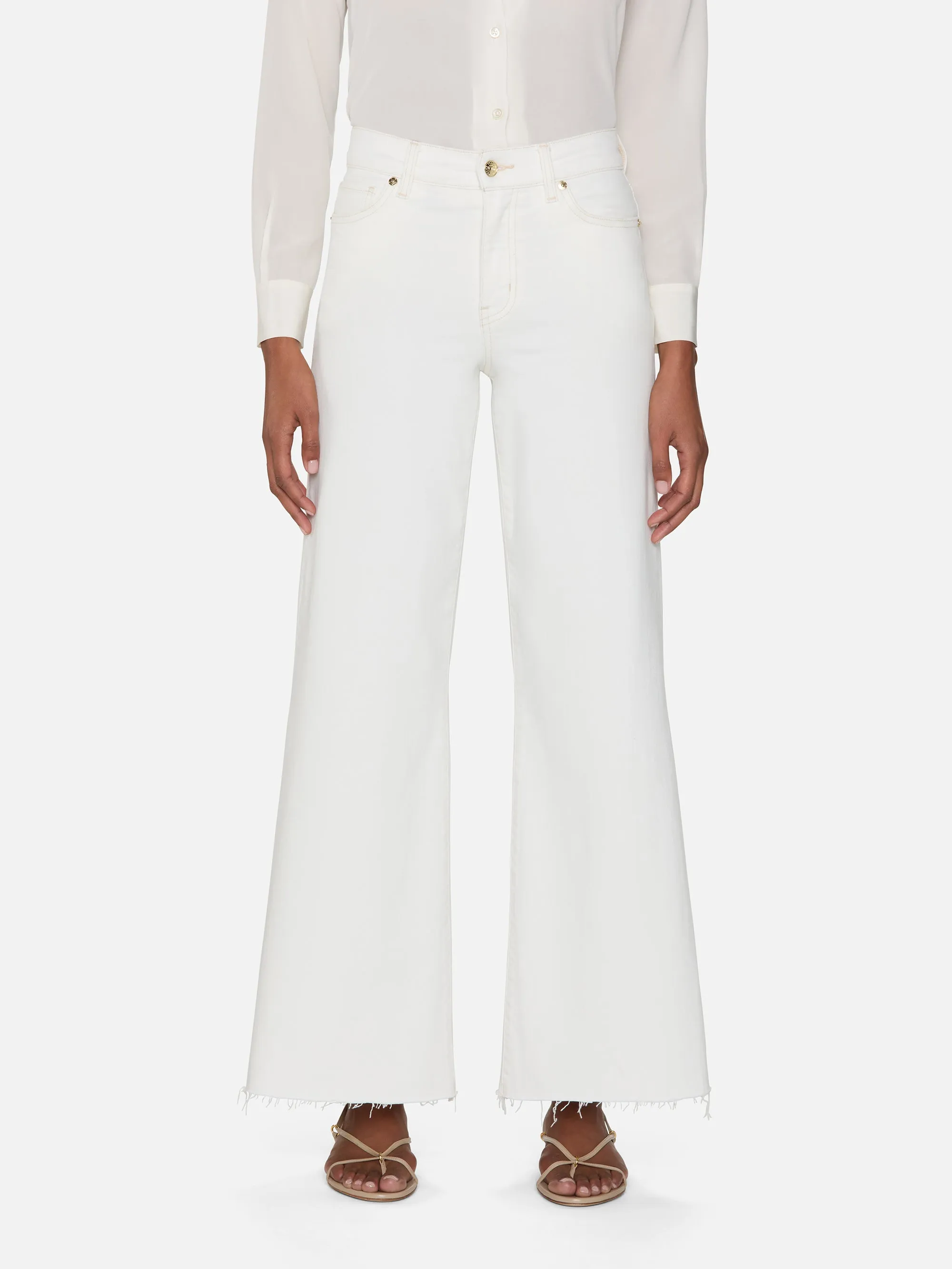 Le Palazzo Crop Raw After -- Au Natural Clean Raw After Relaxed Design Wear stain guard